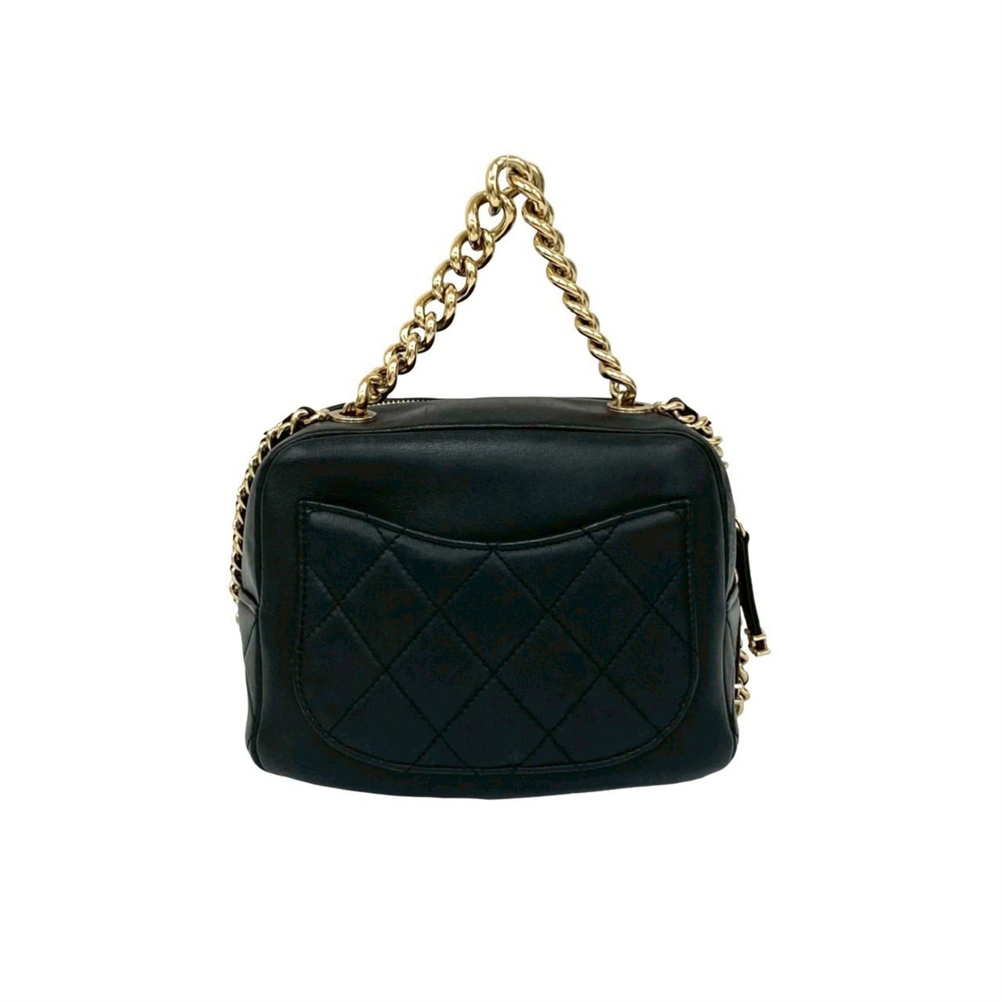 Chanel CHANEL Matelasse Coco Stud Leather 2-Way Handbag with Chain Shoulder Bag 39374 Size ONE SIZE - 3 Thumbnail