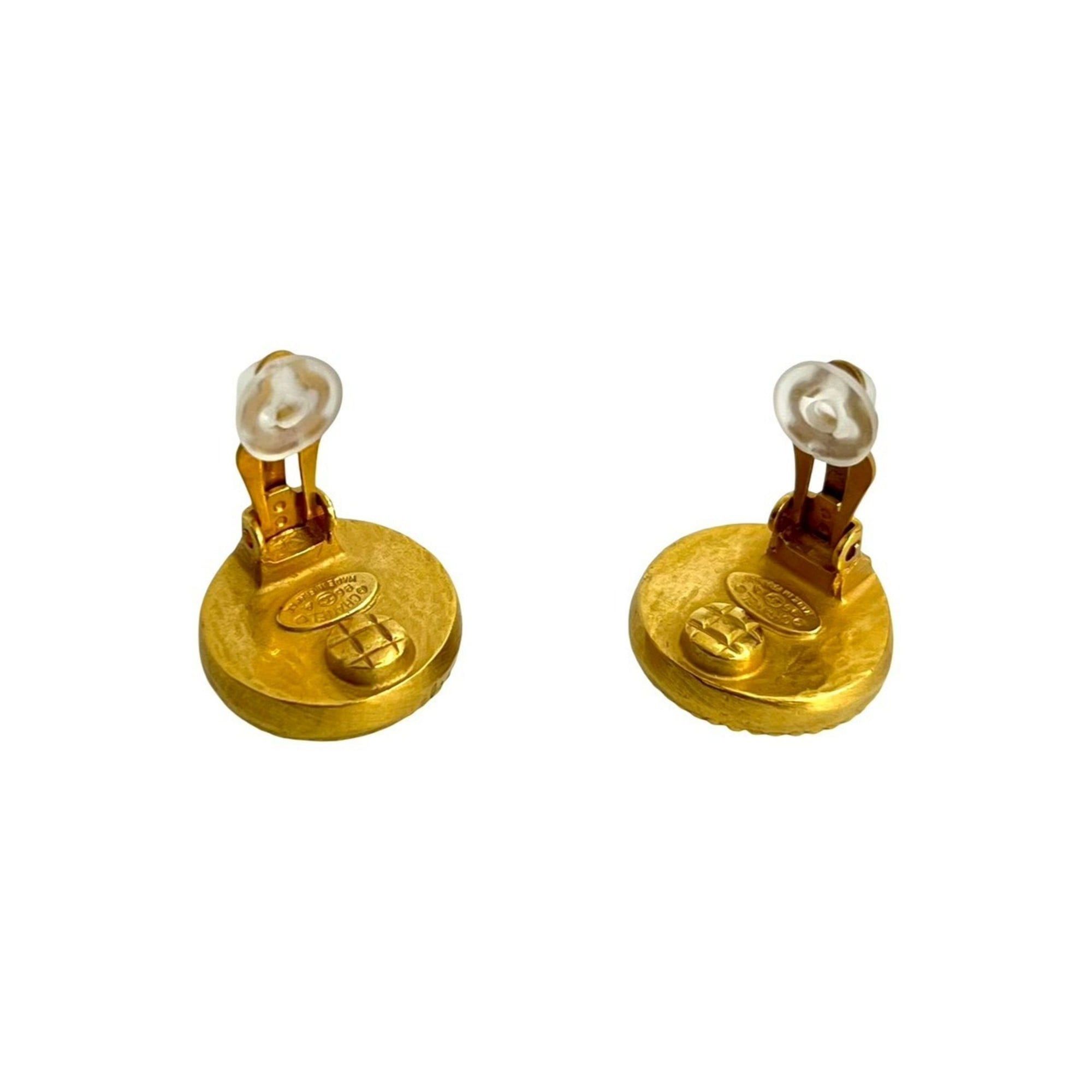Chanel CHANEL Gripoa Coco Mark GP Earrings and Ear Cuffs, Gold Green, 15472 Size ONE SIZE - 7 Thumbnail