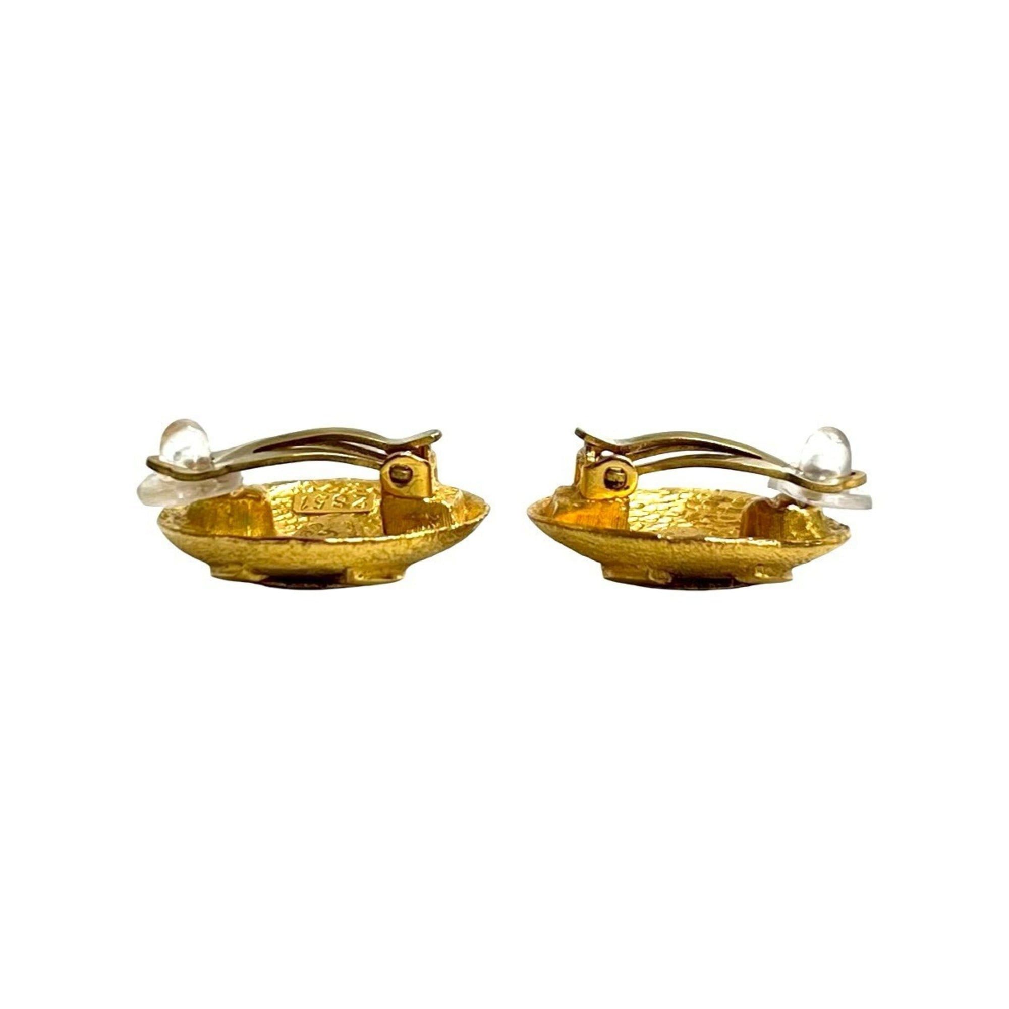 Chanel CHANEL Coco Mark GP Earrings and Ear Cuffs, Gold, 99-10 Size ONE SIZE - 3 Thumbnail
