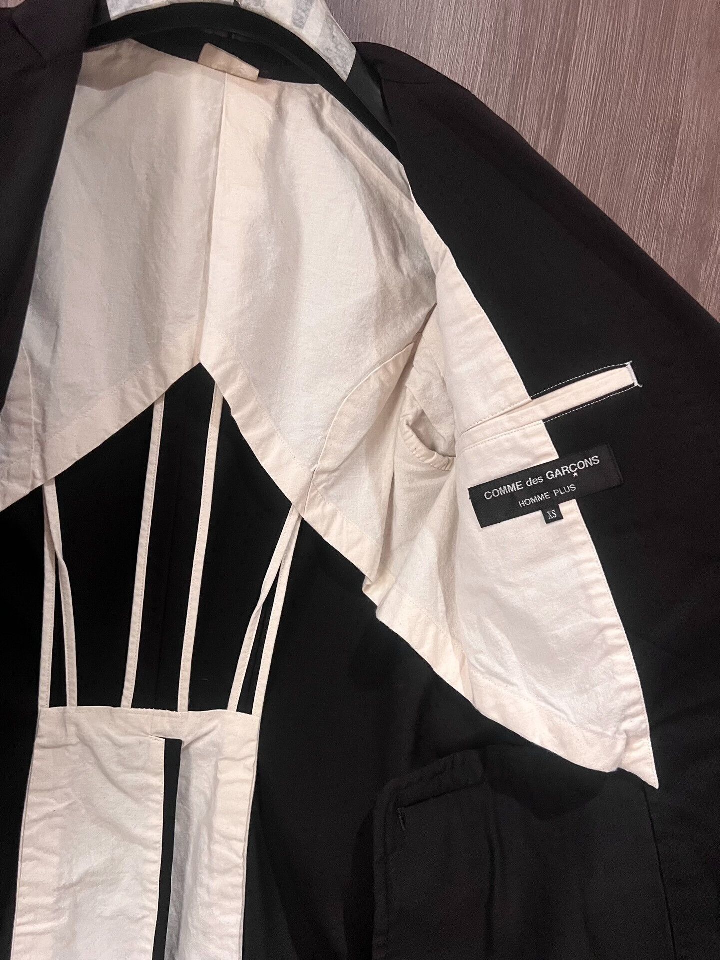Comme des Garcons Comme des Garçons Black Suit Jacket Size US XS / EU 42 / 0 - 7 Thumbnail
