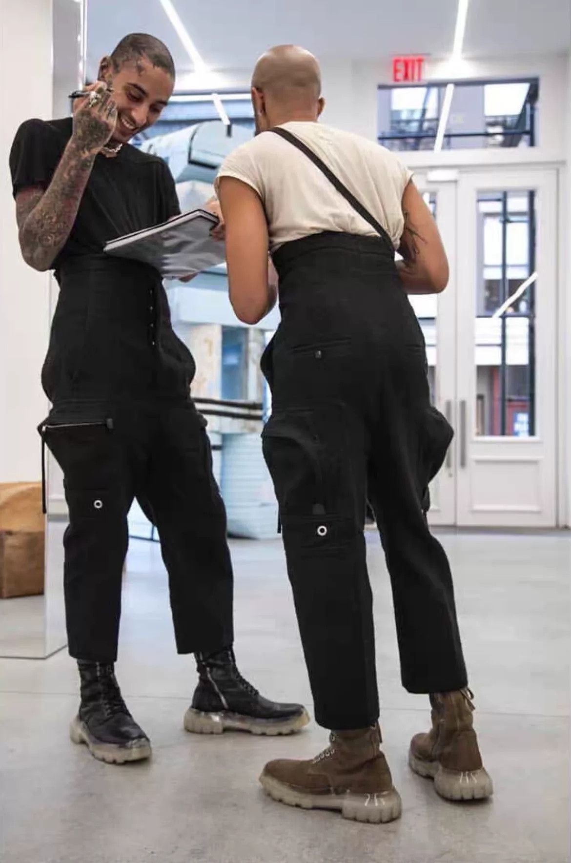 Rick Owens Rick Owens High-Waist Cargo Pants Size US 30 / EU 46 - 7 Thumbnail