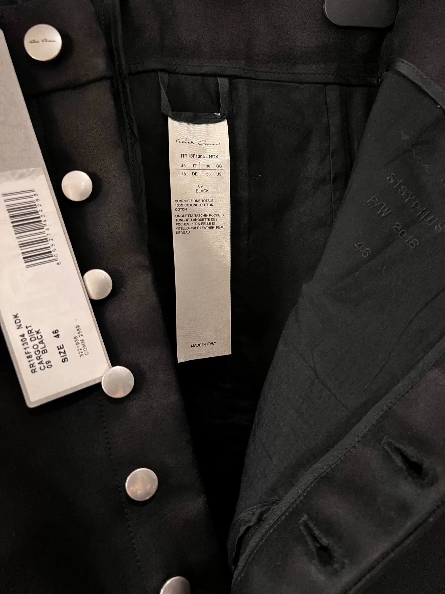 Rick Owens Rick Owens High-Waist Cargo Pants Size US 30 / EU 46 - 4 Thumbnail