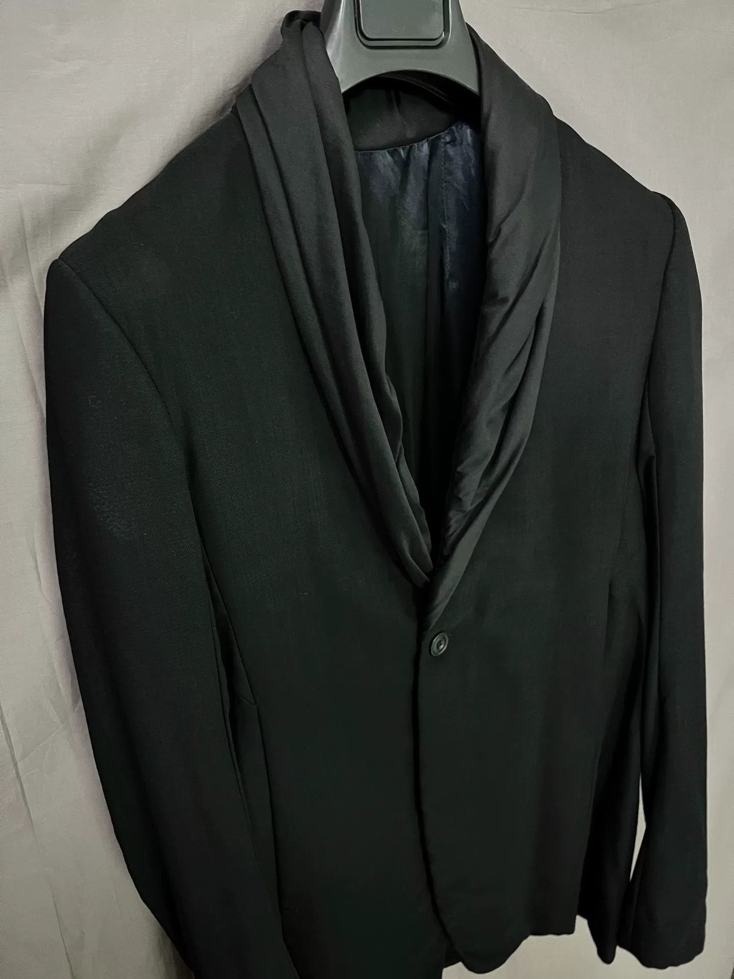 Rick Owens Rick Owens Elegant Black Blazer Jacket Size US M / EU 48-50 / 2 - 6 Thumbnail