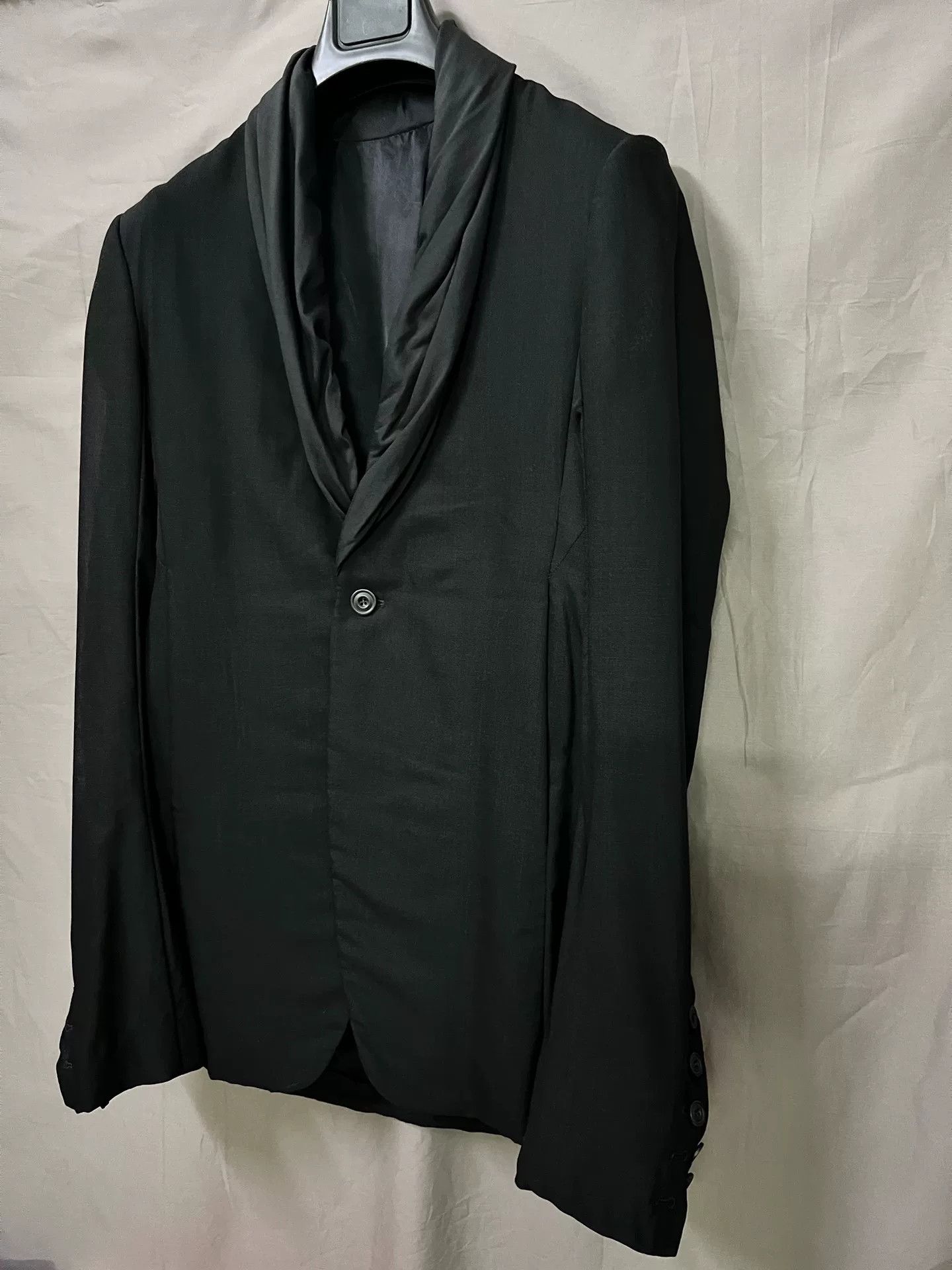 Rick Owens Rick Owens Elegant Black Blazer Jacket Size US M / EU 48-50 / 2 - 4 Thumbnail