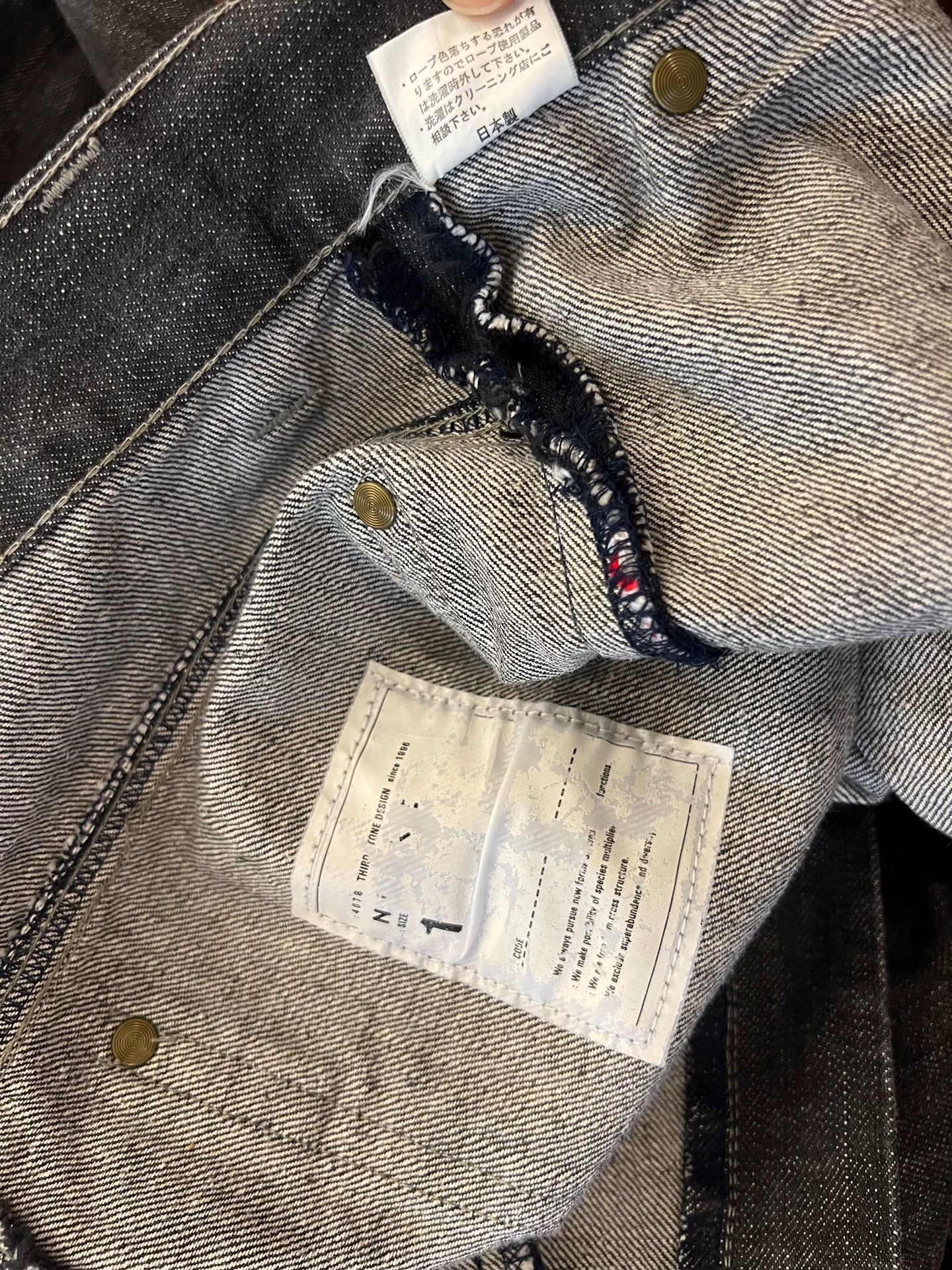 Julius Julius NUKE Straight Cut Denim Pants Size US 30 / EU 46 - 8 Thumbnail