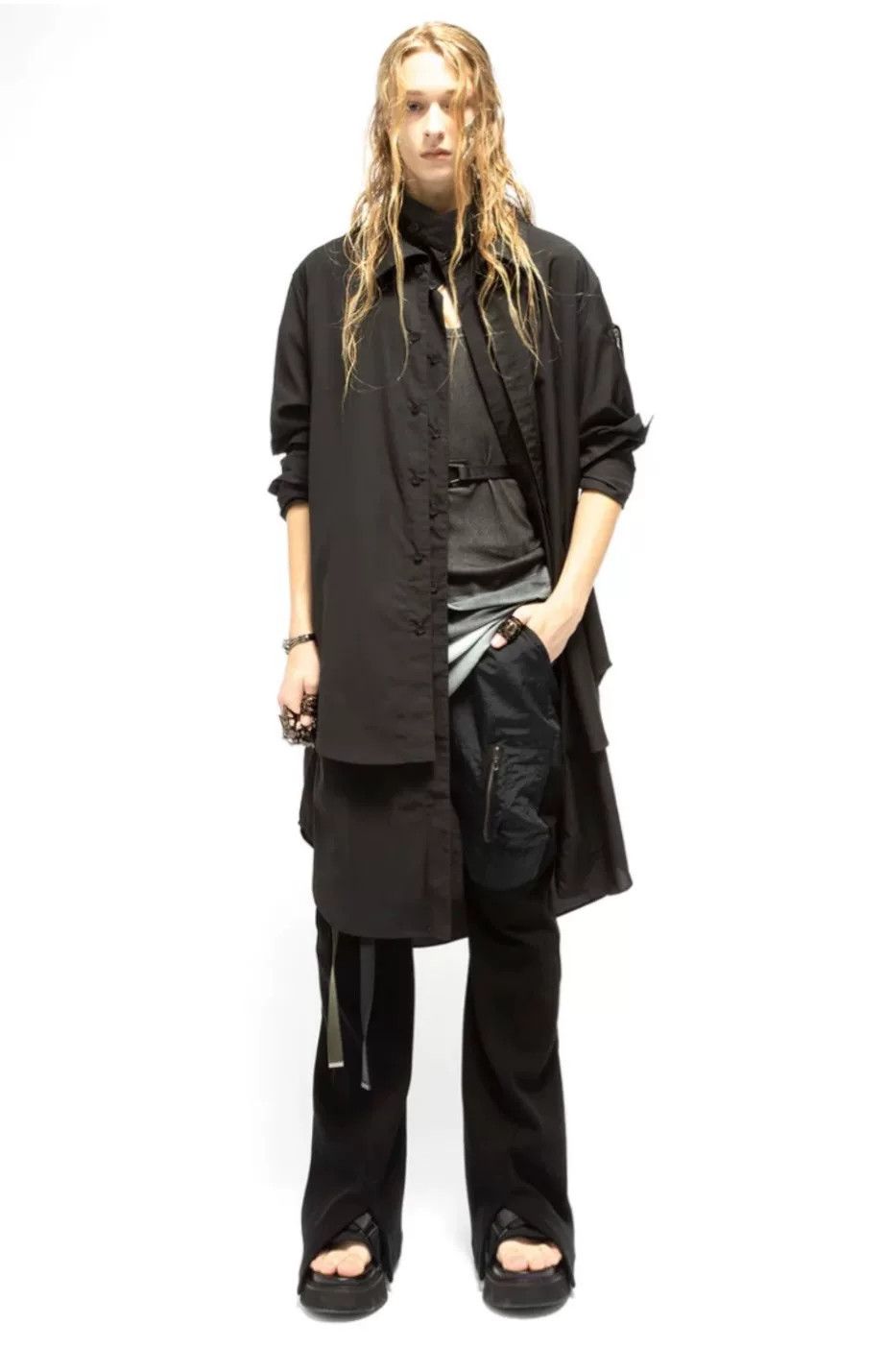 Julius Julius 7 Flared Pants with Cutouts Size 25" / US 0 / IT 36 - 8 Thumbnail