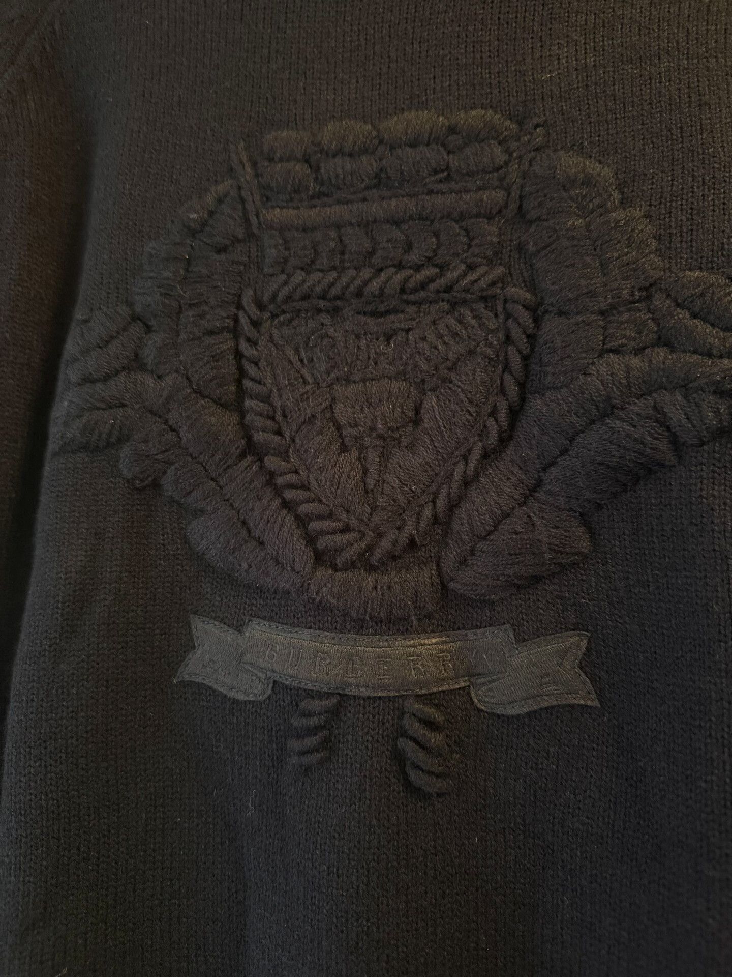 Burberry Burberry Men's Navy Sweater 2XL Size US XXL / EU 58 / 5 - 5 Thumbnail
