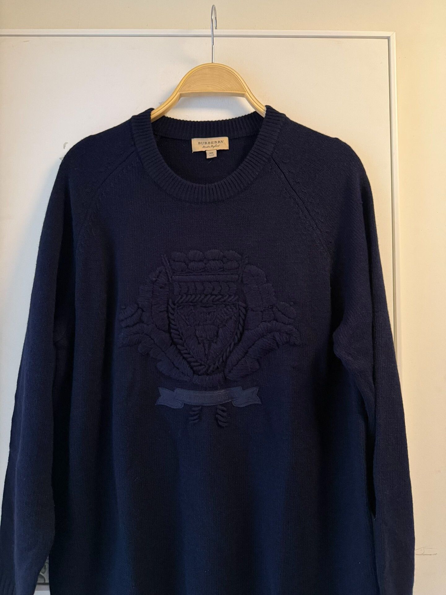 Burberry Burberry Men's Navy Sweater 2XL Size US XXL / EU 58 / 5 - 4 Thumbnail