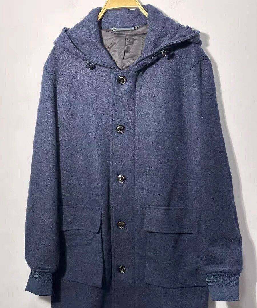 Ermenegildo Zegna ZEGNA Men's Wool Cashmere Coat Size US XL / EU 56 / 4 - 2 Thumbnail