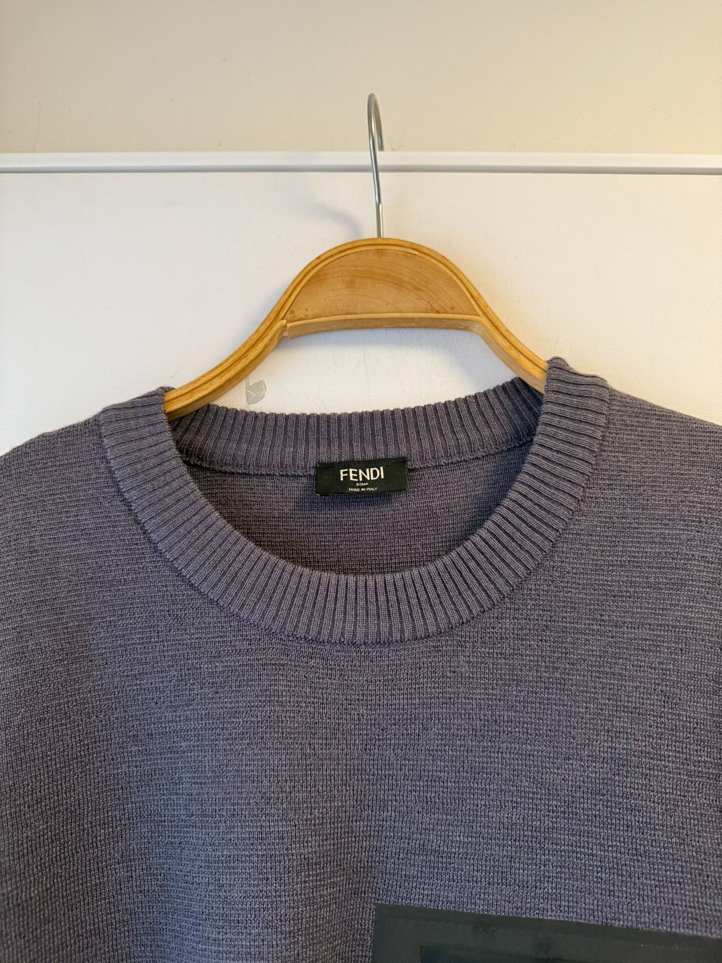 Fendi Fendi Pocket Decorative Long Sleeve Sweater Size US L / EU 52-54 / 3 - 4 Thumbnail