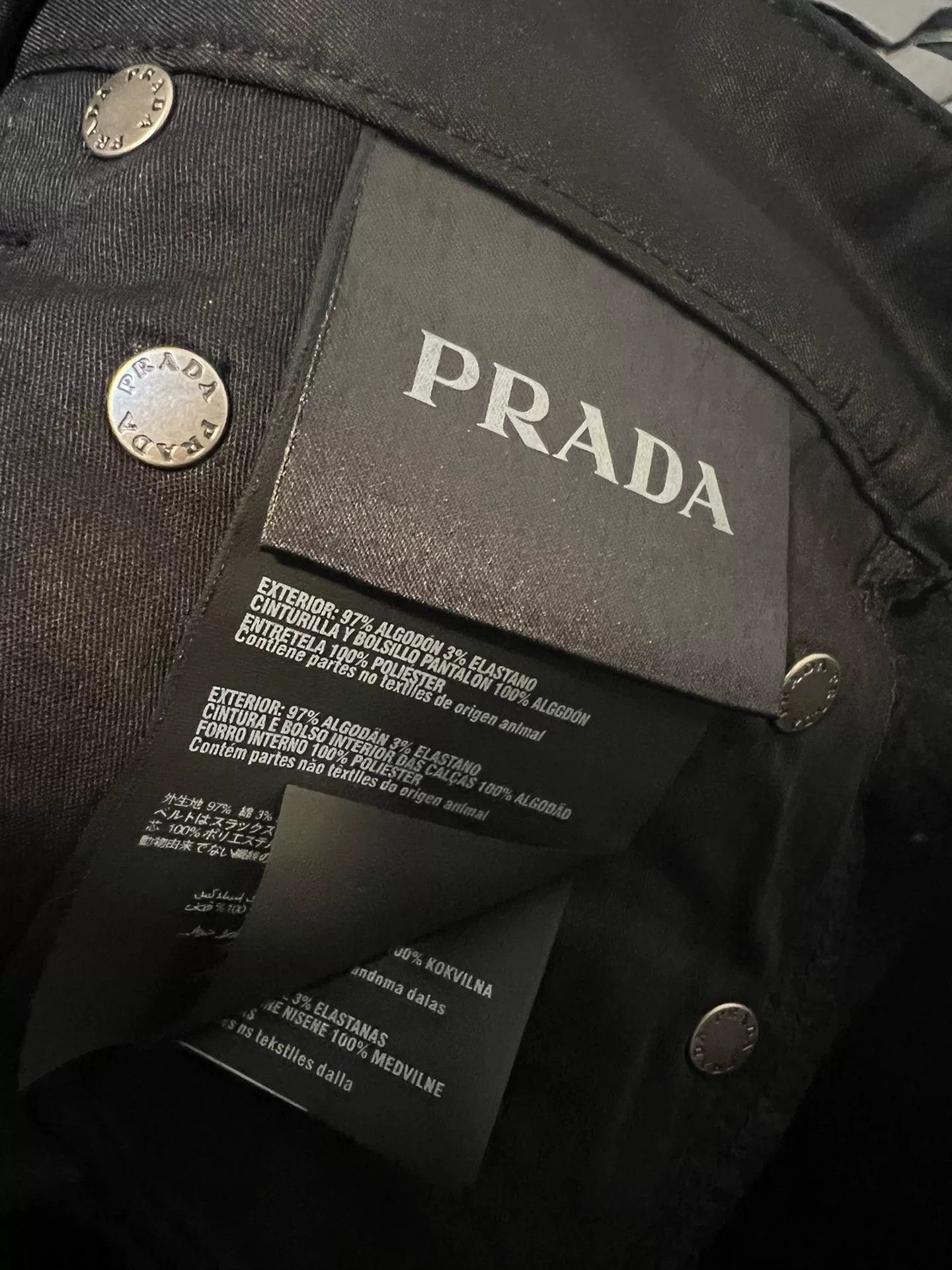 Prada Men's Black Casual Pants