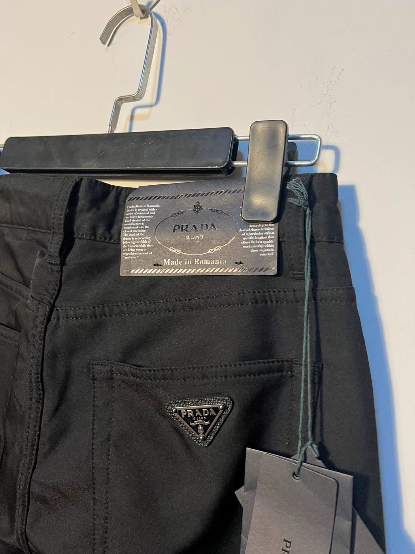 Prada Men's Black Casual Pants