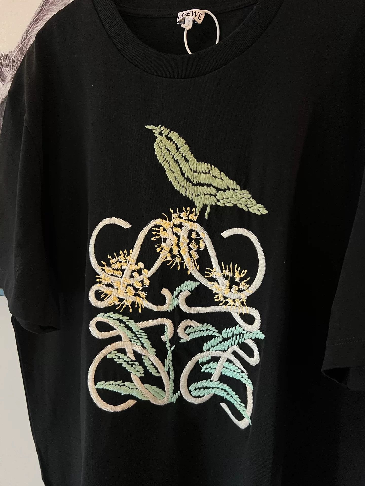 Loewe Loewe Men's Embroidered T-Shirt M Size Size US M / EU 48-50 / 2 - 4 Thumbnail