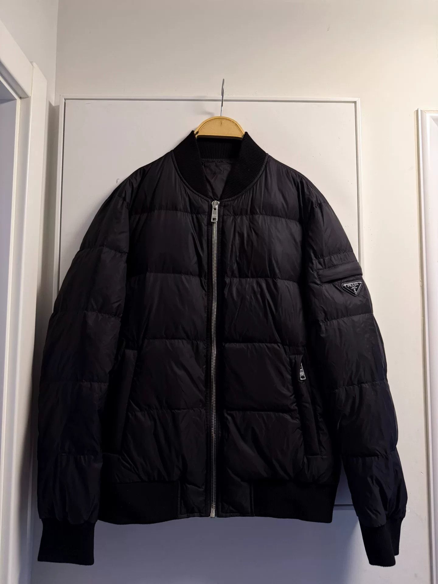 Prada Prada Men’s Down Baseball Jacket Size US M / EU 48-50 / 2 - 3 Thumbnail