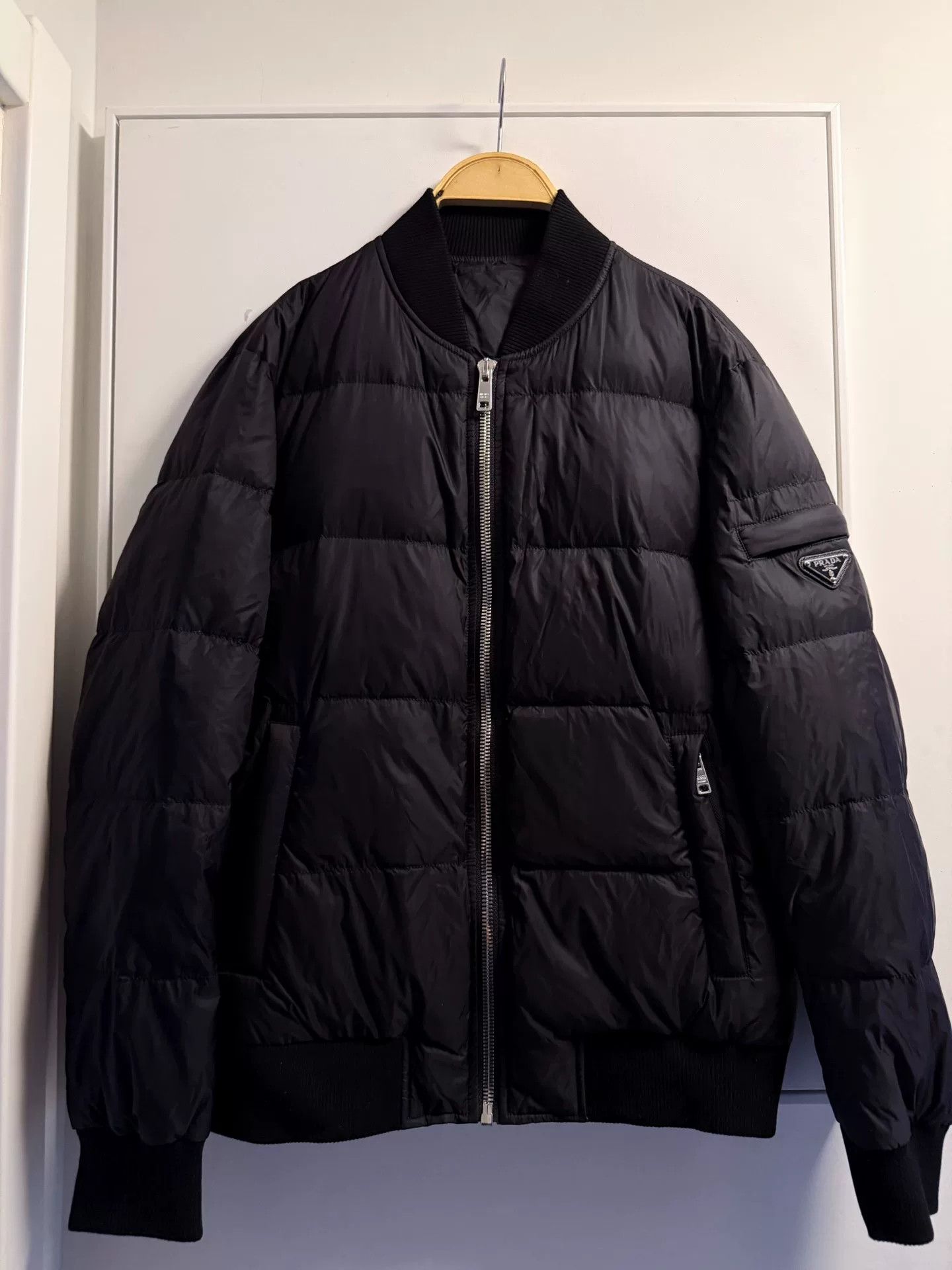 Prada Prada Men’s Down Baseball Jacket Size US M / EU 48-50 / 2 - 5 Thumbnail