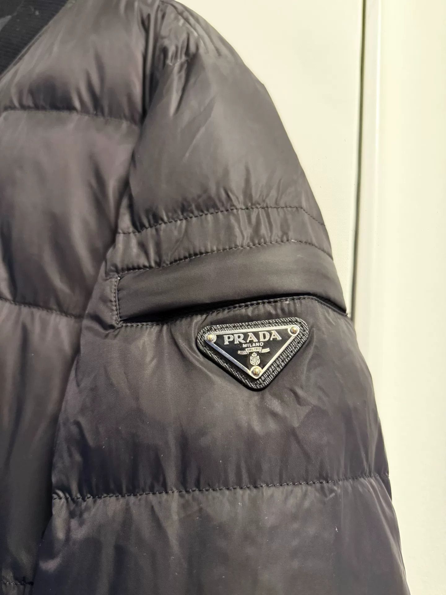 Prada Prada Men’s Down Baseball Jacket Size US M / EU 48-50 / 2 - 4 Thumbnail
