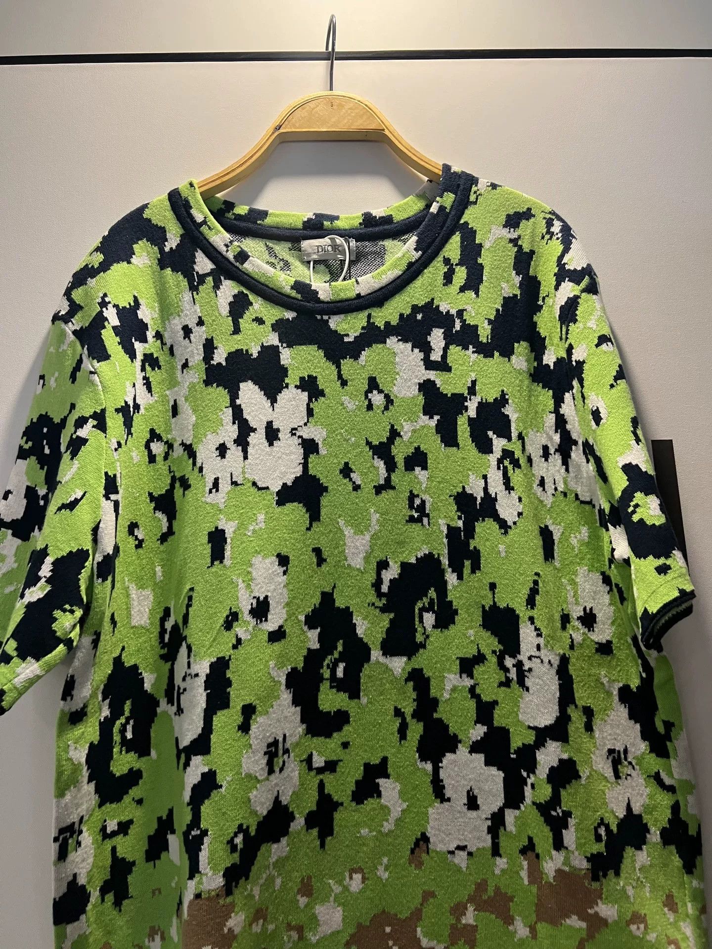 Dior Dior Men's Cotton Knit T-Shirt Size US L / EU 52-54 / 3 - 2 Thumbnail