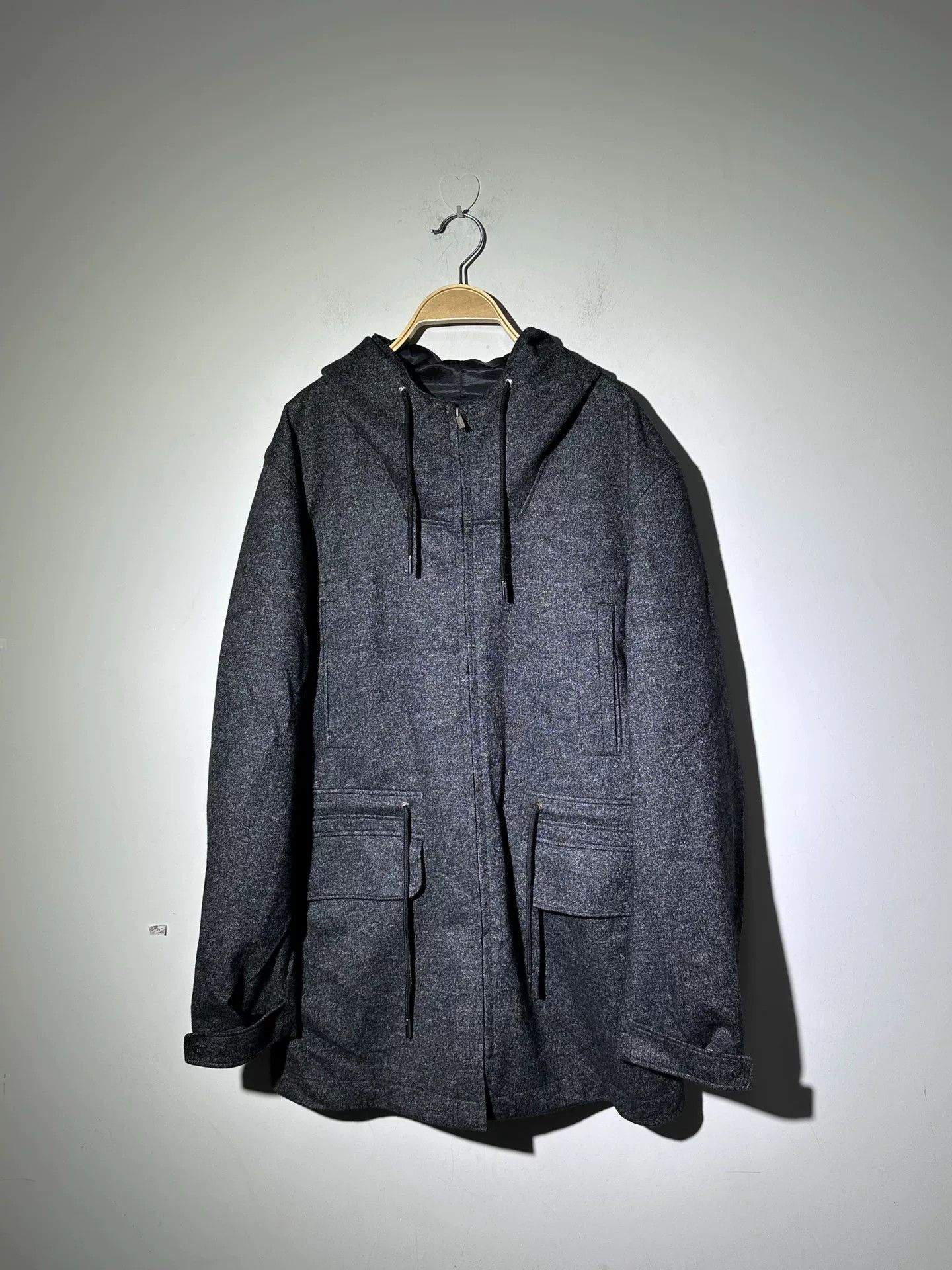 Dior Dior Men's Wool Coat in Dark Gray Size US L / EU 52-54 / 3 - 2 Thumbnail