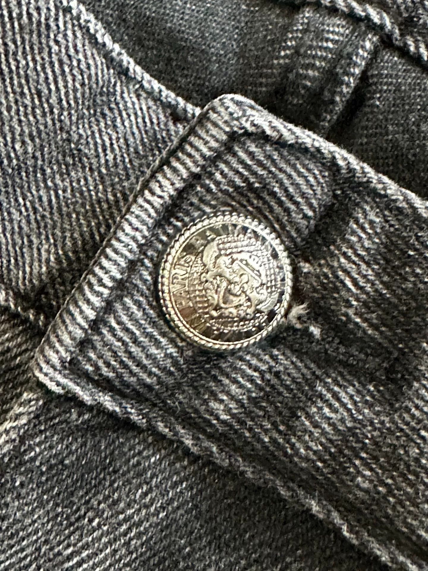 Balmain Balmain Men's Classic Gray Jeans Size US 34 / EU 50 - 5 Thumbnail