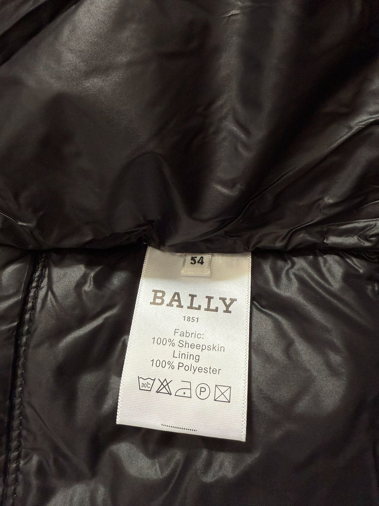 Bally BALLY Leather Down Jacket for Men Size US L / EU 52-54 / 3 - 8 Thumbnail