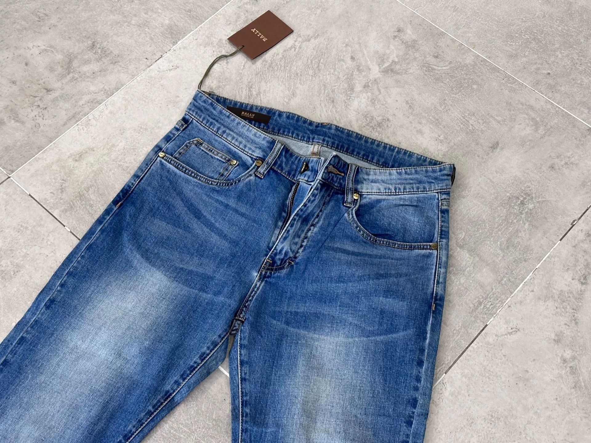 Bally Bally Men's Denim Jeans Size US 31 - 7 Thumbnail