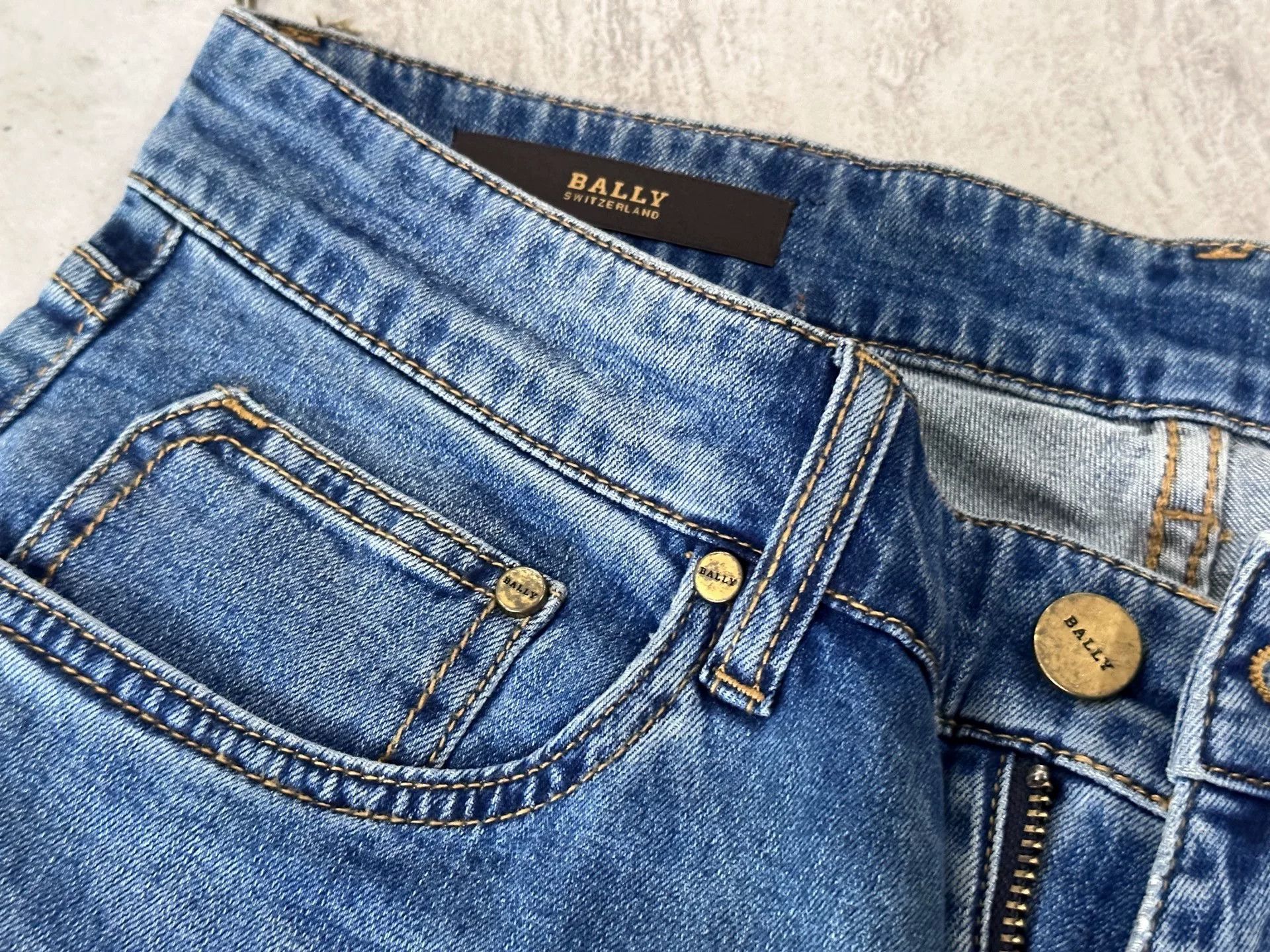 Bally Bally Men's Denim Jeans Size US 31 - 6 Thumbnail