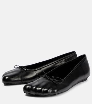 Balenciaga anatomic leather ballet flat shoes in black Size US 11 / IT 41 - 3 Thumbnail