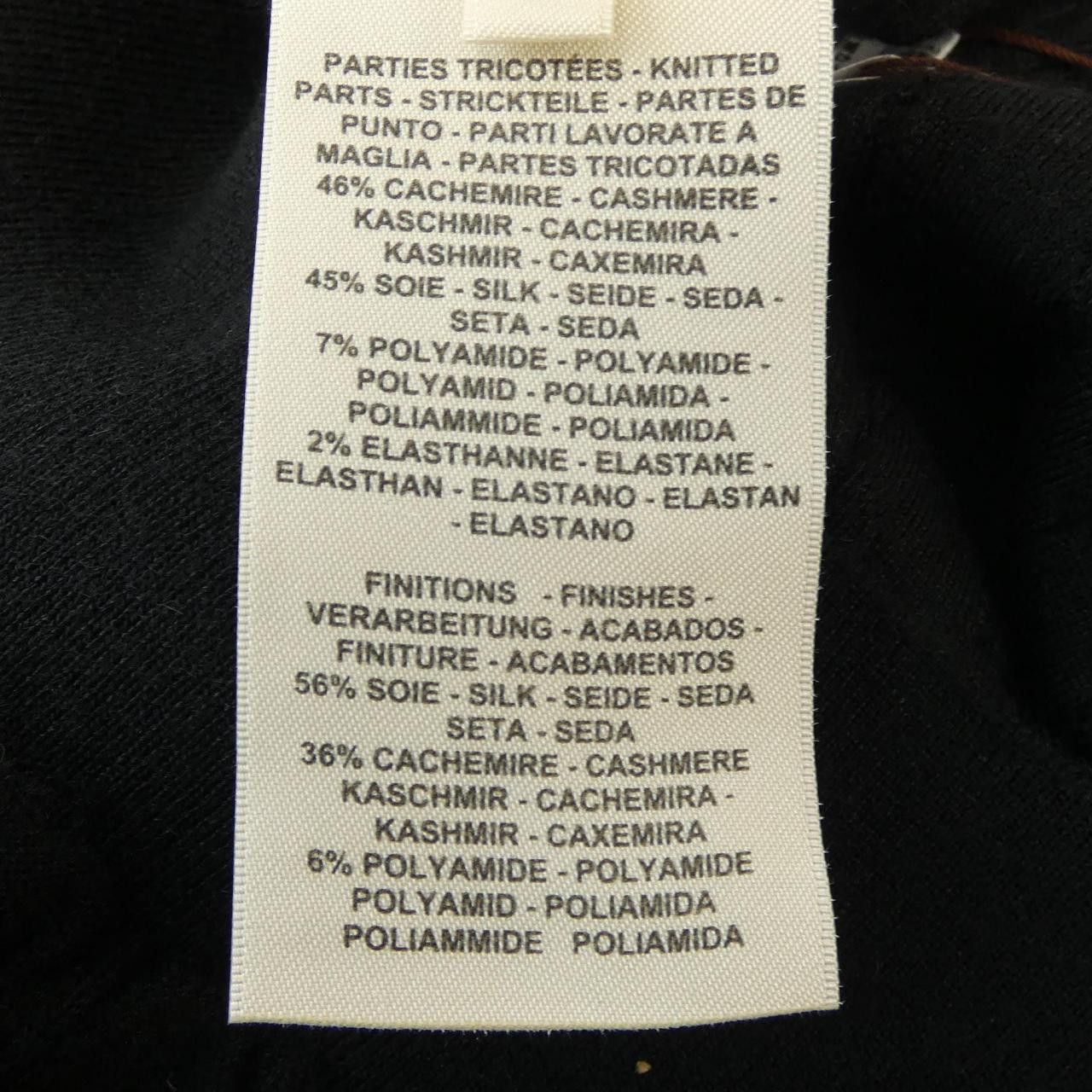 Hermes Hermes Hermes 3H2618DA Cashmere Blend Knit 38 Textile Tops DUTY FREE for USA Size ONE SIZE - 3 Thumbnail