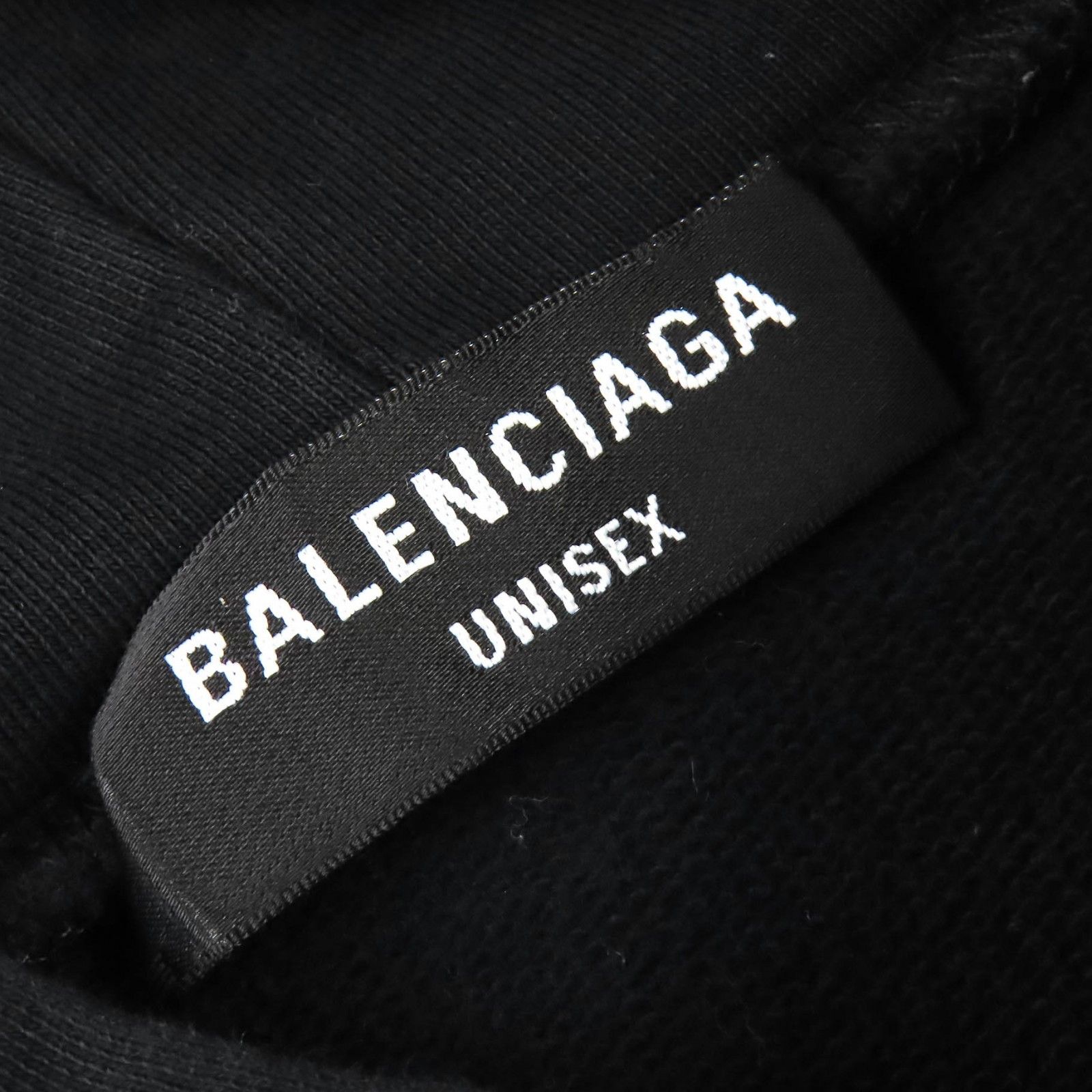Balenciaga Balenciaga Balenciaga Distressed college logo print Cotton Hoodie Textile Sweatshirts & Hoodies 674986 DUTY FREE for USA Size ONE SIZE - 5 Thumbnail
