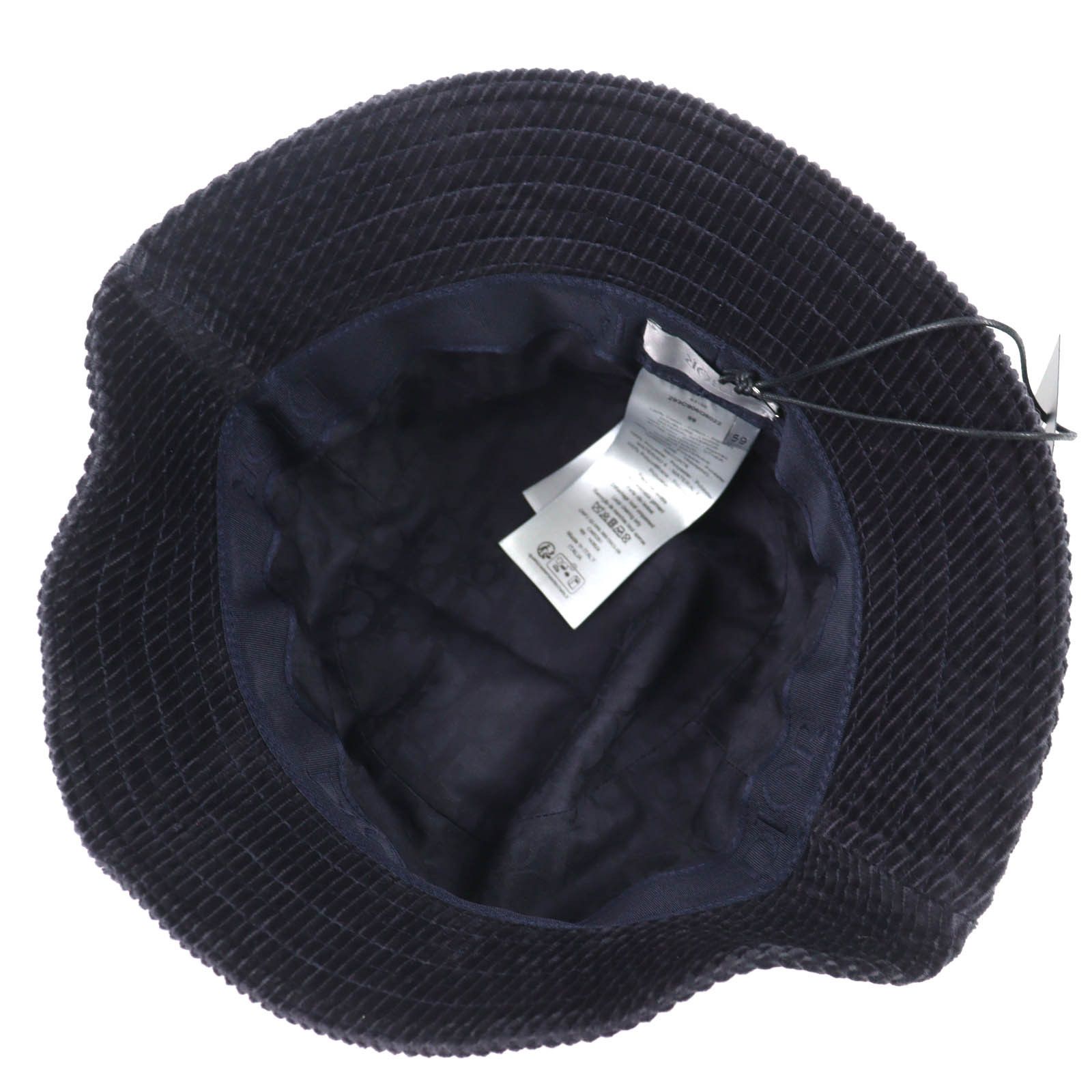 Dior Dior Dior Diamond CD logo Oblique lining Corduroy Bucket Hat Textile Hats 293C906Q6022 DUTY FREE for USA Size ONE SIZE - 5 Thumbnail