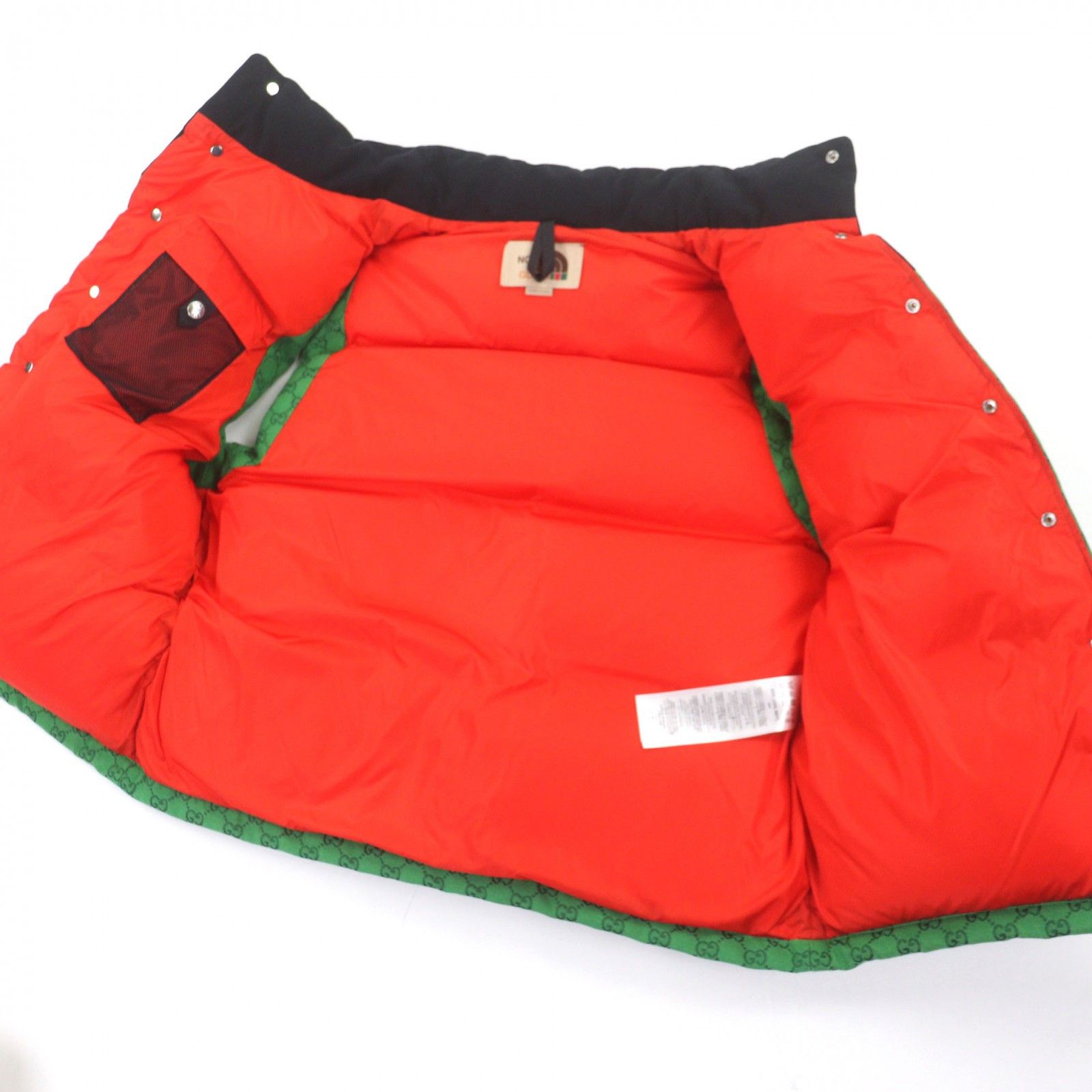 Gucci Gucci Gucci The North Face Cotton Down Vest Textile Outerwear 670910 DUTY FREE for USA Size ONE SIZE - 4 Thumbnail