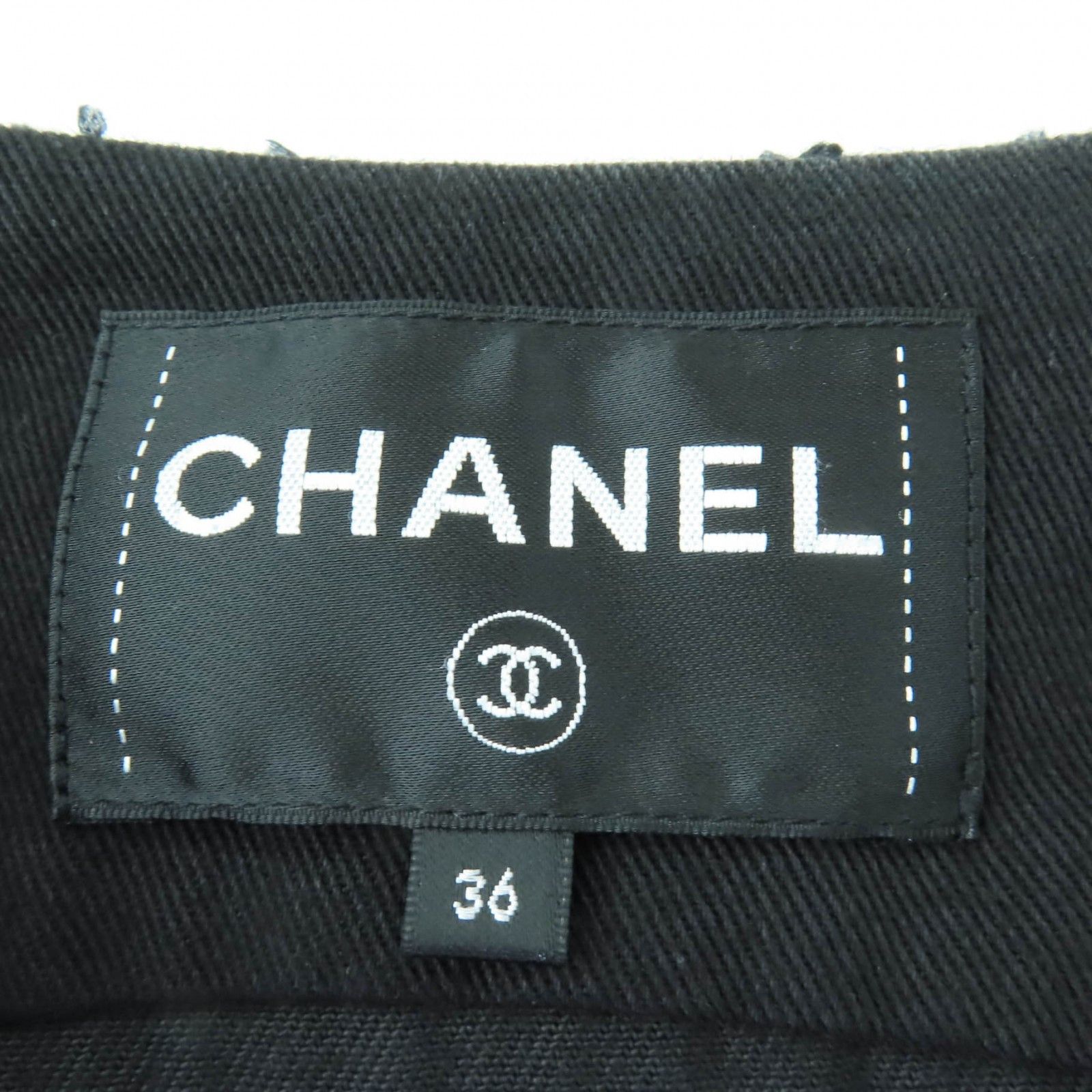 Chanel Chanel CHANEL Denim Cotton Jacket Textile Outerwear P55644 DUTY FREE for USA Size ONE SIZE - 7 Thumbnail