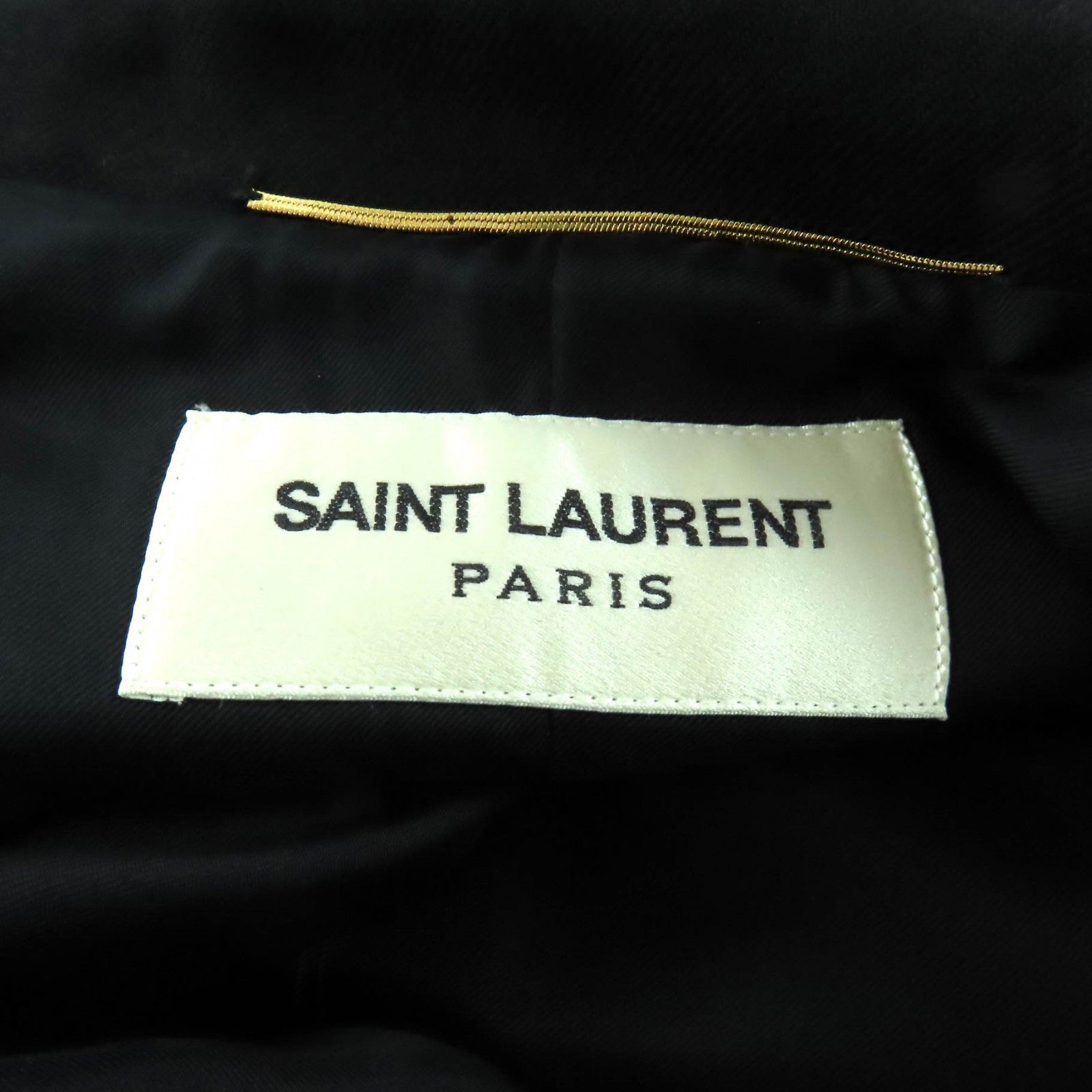 Yves Saint Laurent Yves Saint Laurent Saint Laurent Paris Eddie's Napoleon Wool Coat Textile Outerwear 413428 DUTY FREE for USA Size ONE SIZE - 7 Thumbnail