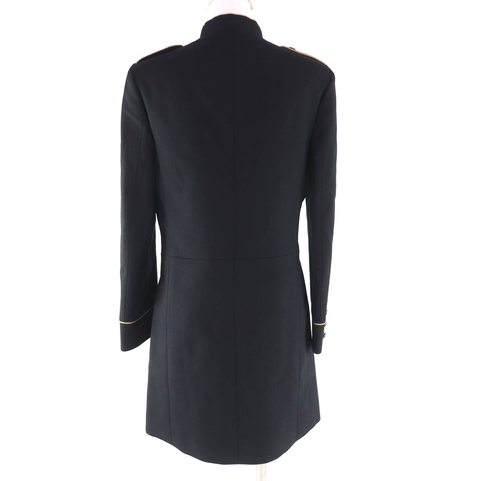 Yves Saint Laurent Yves Saint Laurent Saint Laurent Paris Eddie's Napoleon Wool Coat Textile Outerwear 413428 DUTY FREE for USA Size ONE SIZE - 3 Thumbnail