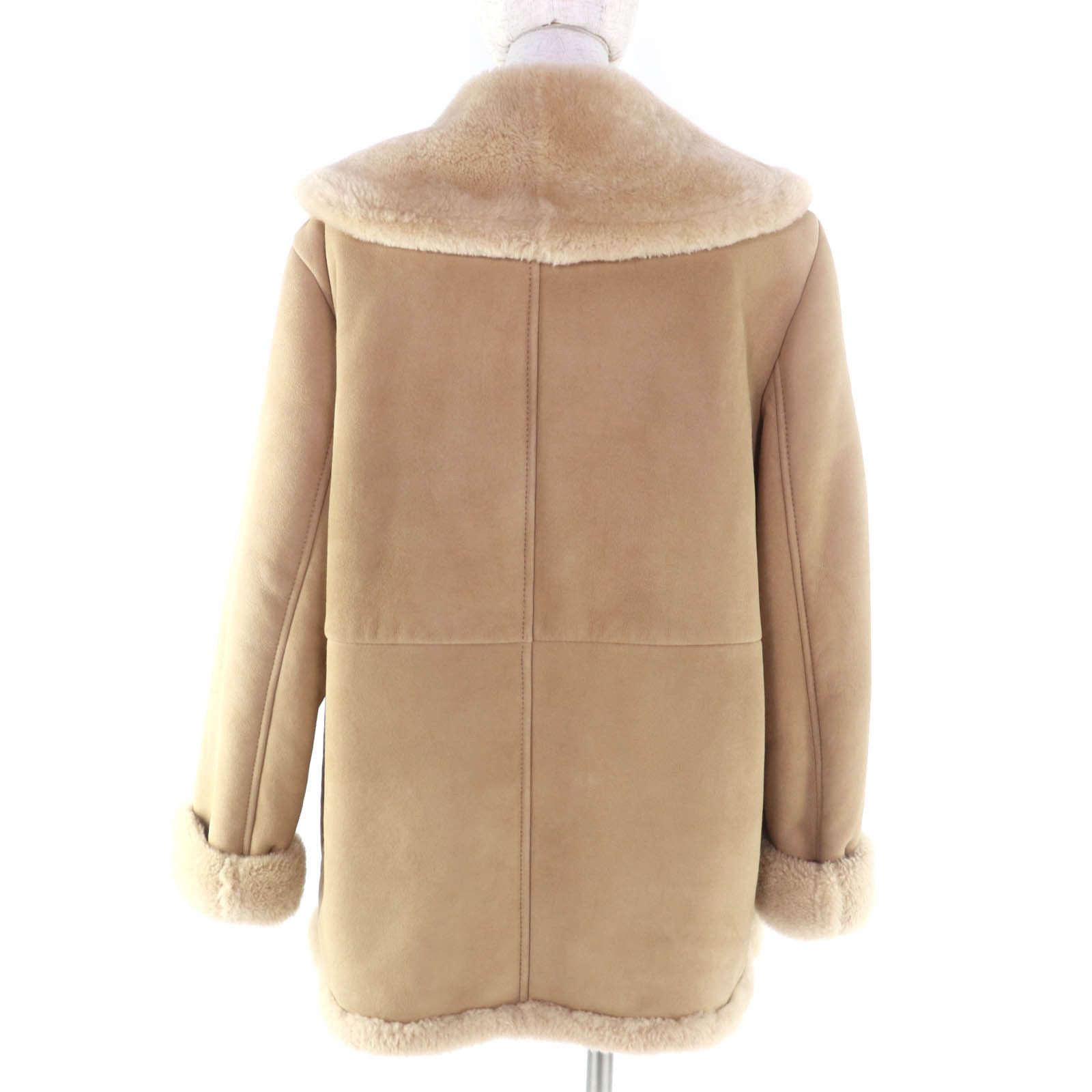 Coach Coach COACH Mouton Sheepskin Leather Coat Leather Outerwear DUTY FREE for USA Size ONE SIZE - 3 Thumbnail