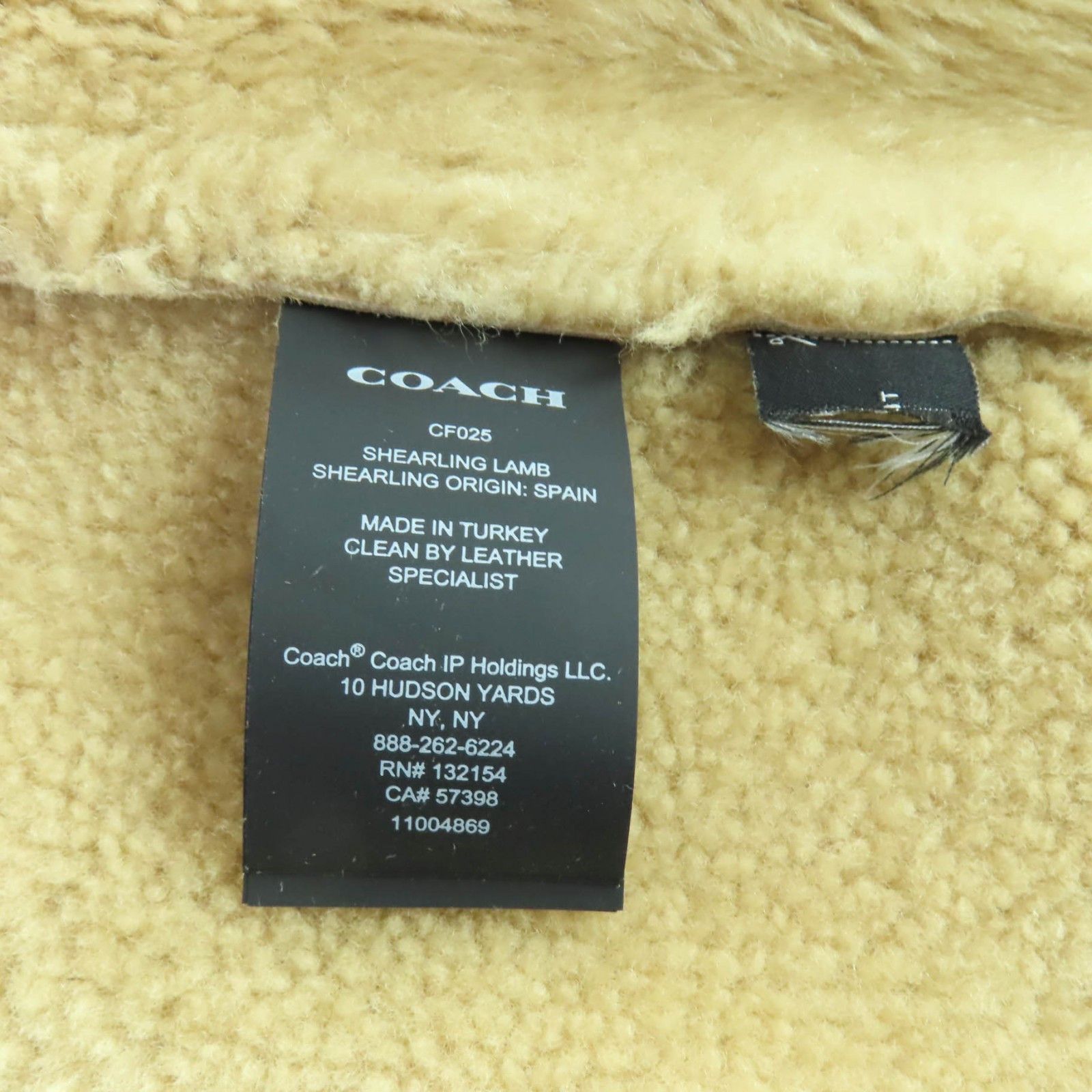Coach Coach COACH Mouton Sheepskin Leather Coat Leather Outerwear DUTY FREE for USA Size ONE SIZE - 8 Thumbnail