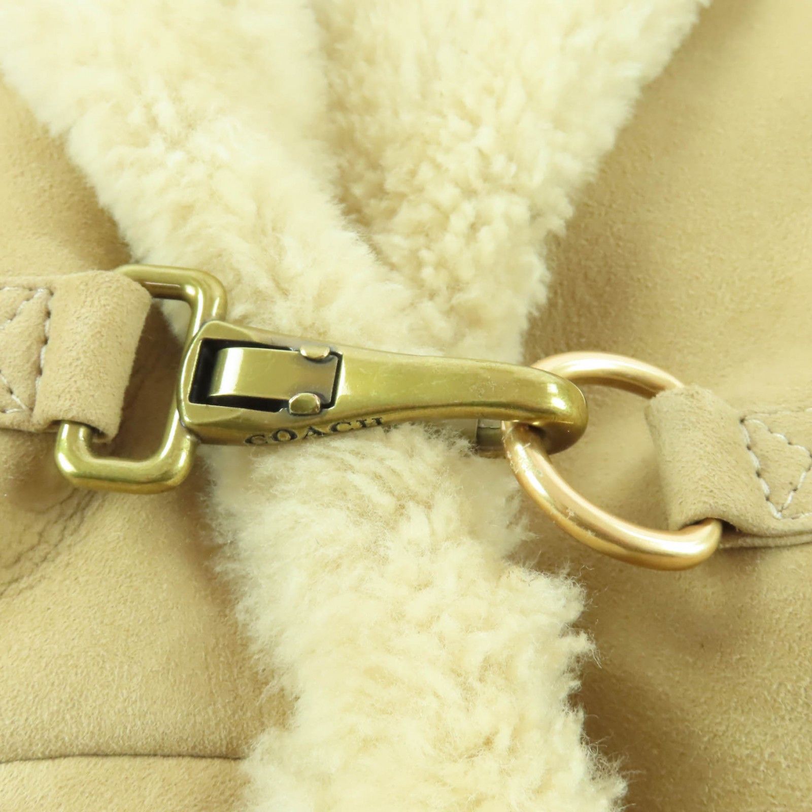 Coach Coach COACH Mouton Sheepskin Leather Coat Leather Outerwear DUTY FREE for USA Size ONE SIZE - 6 Thumbnail