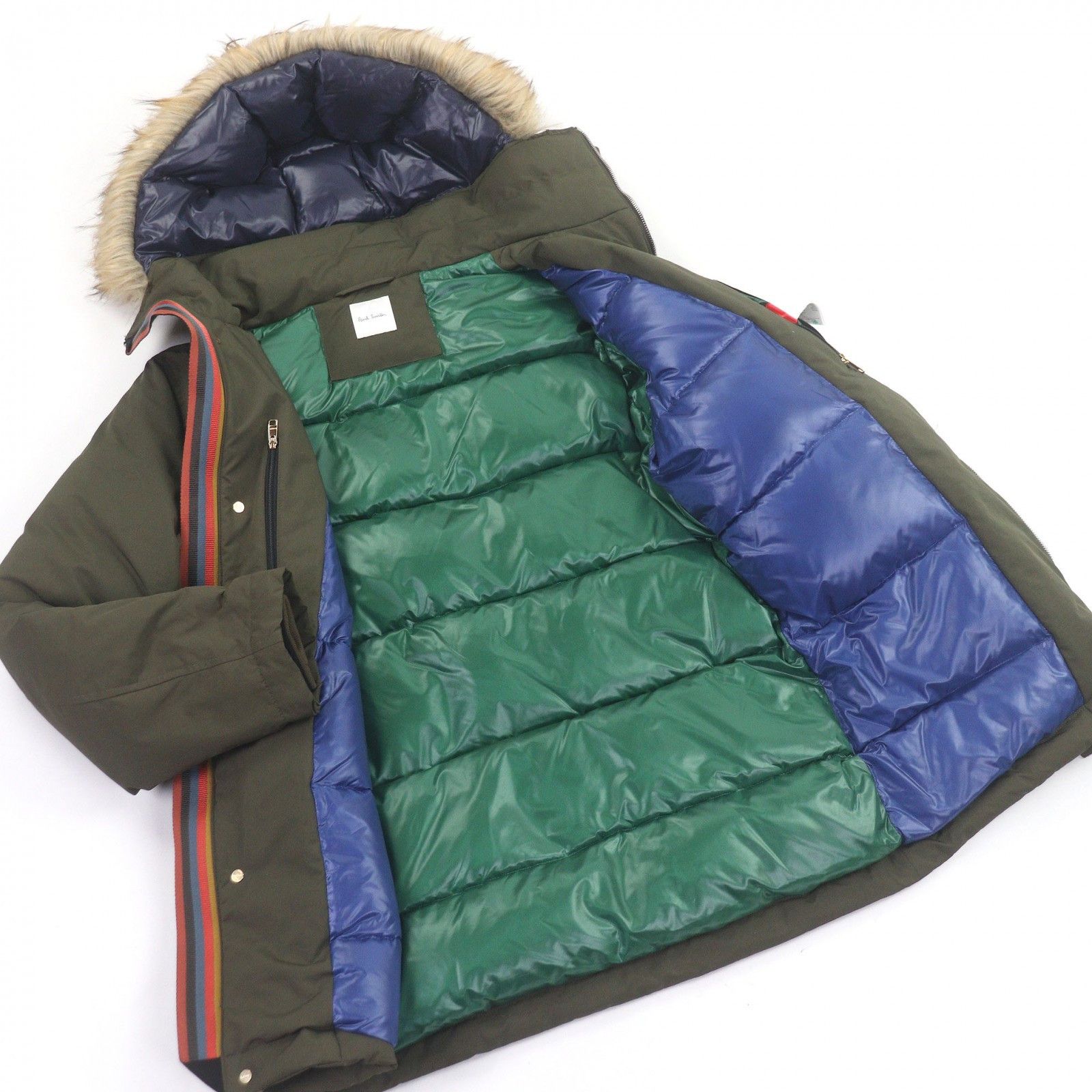 Paul Smith Paul Smith Paul Smith French Down Hooded Down Coat Plastic / Synthetic Outerwear DUTY FREE for USA Size ONE SIZE - 3 Thumbnail