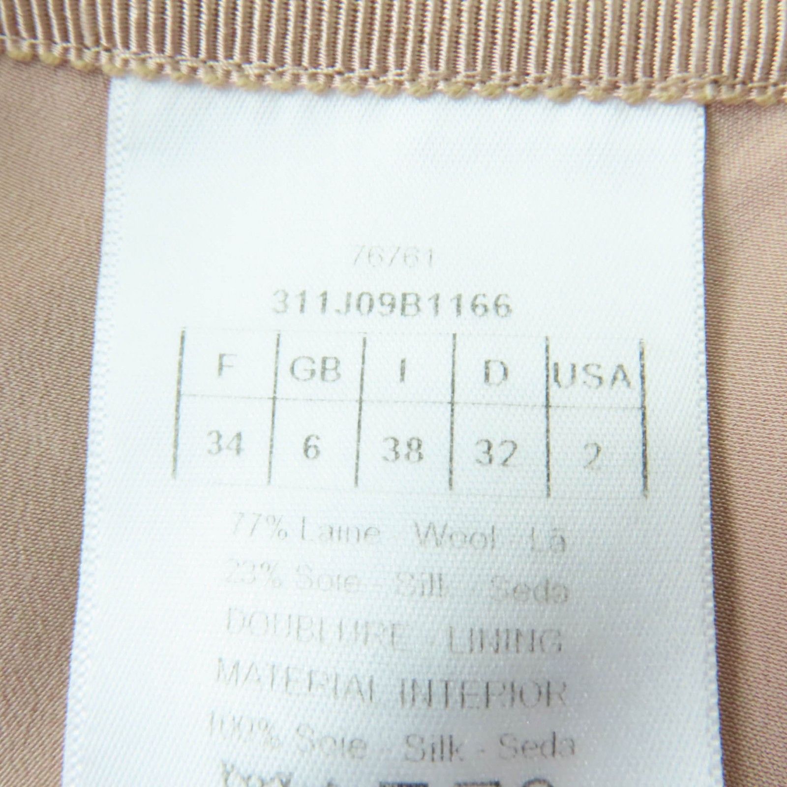 Dior Dior Christian Dior Wool Silk Skirt Textile Skirts 311J09B1166 DUTY FREE for USA Size ONE SIZE - 7 Thumbnail