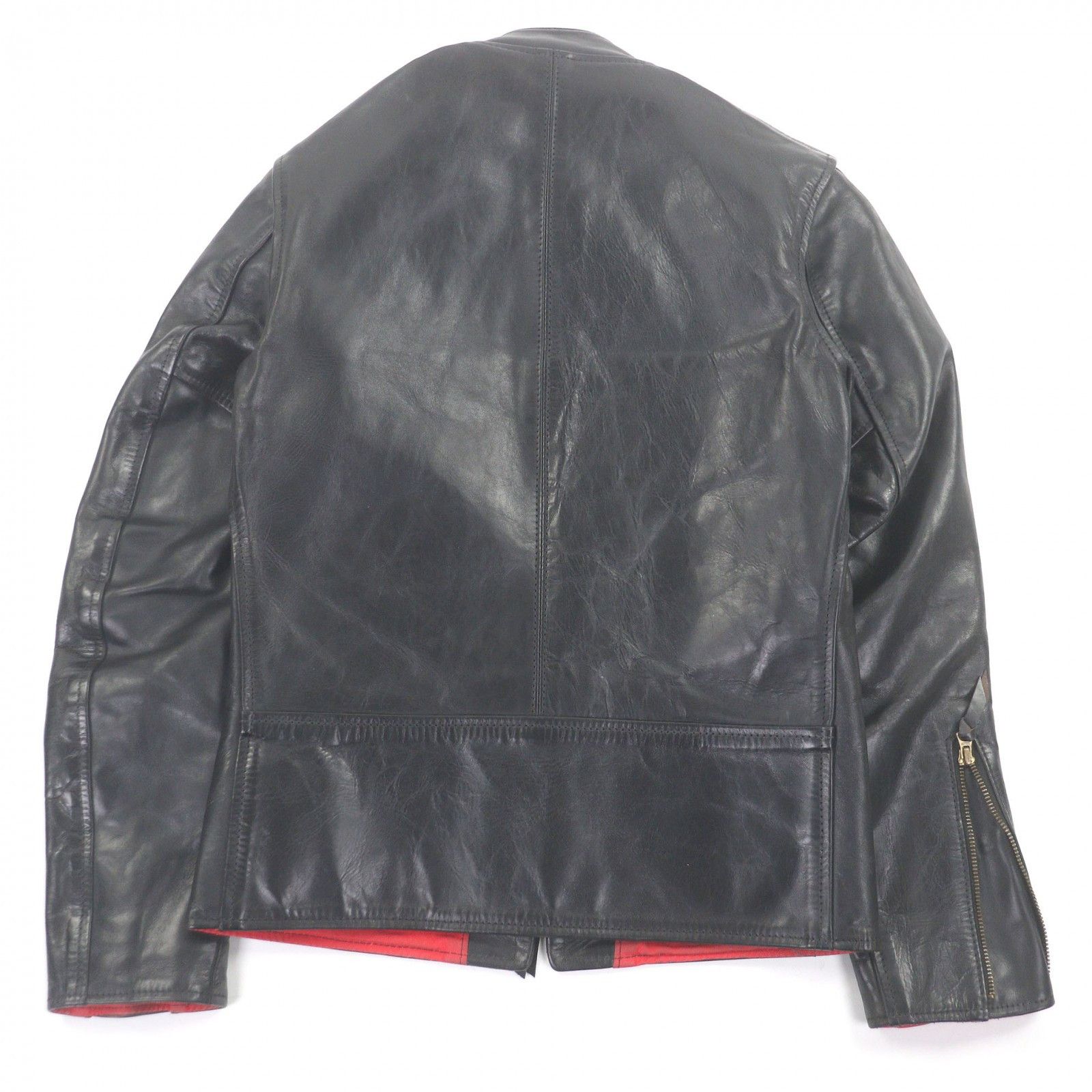Other Other AERO LEATHER Board Racer Horsehide Jacket Leather Outerwear DUTY FREE for USA Size ONE SIZE - 4 Thumbnail