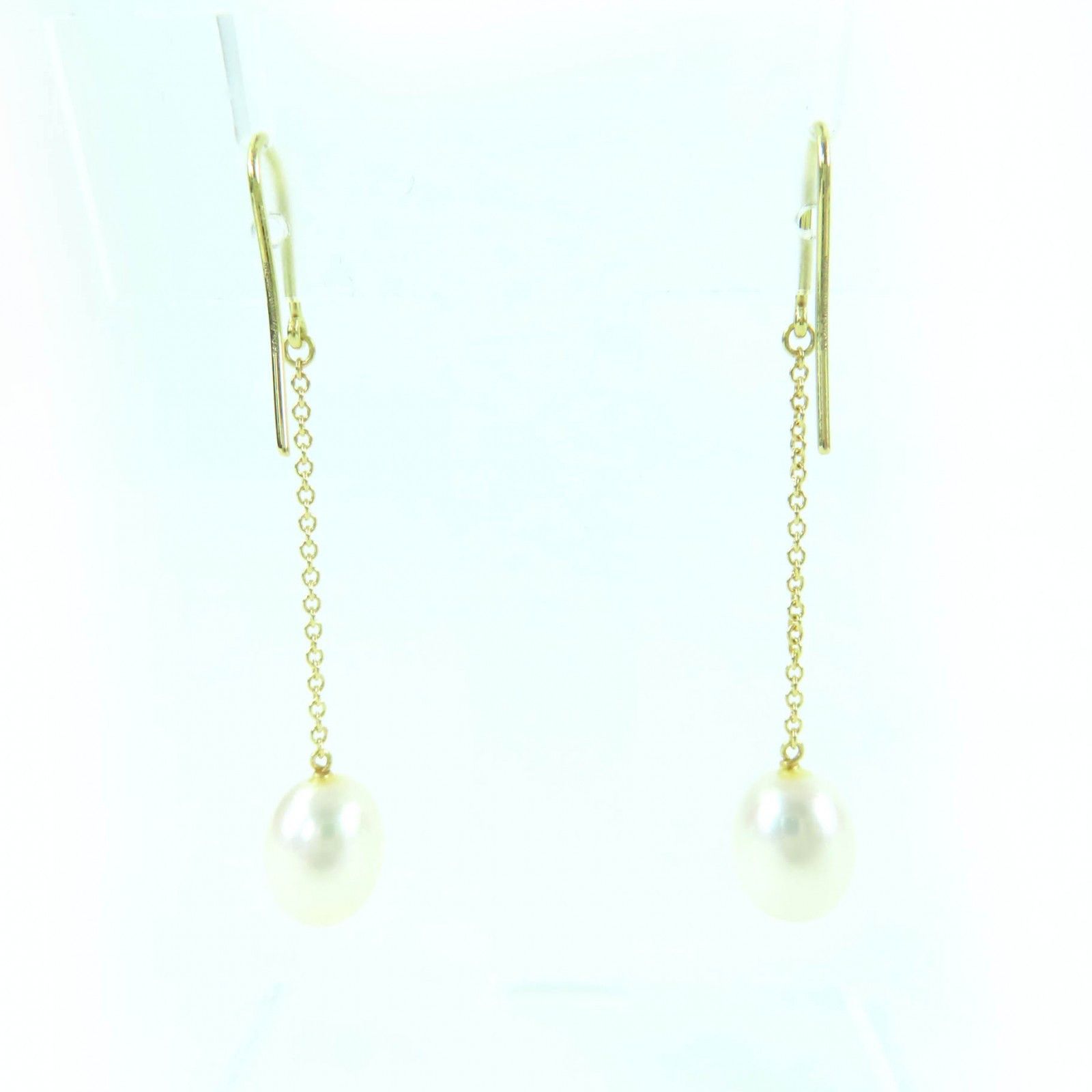 Tiffany & Co. Tiffany & Co. TIFFANY&Co. By the Yard Freshwater Pearl Au750 Earrings Precious Metal Earrings DUTY FREE for USA Size ONE SIZE - 3 Thumbnail