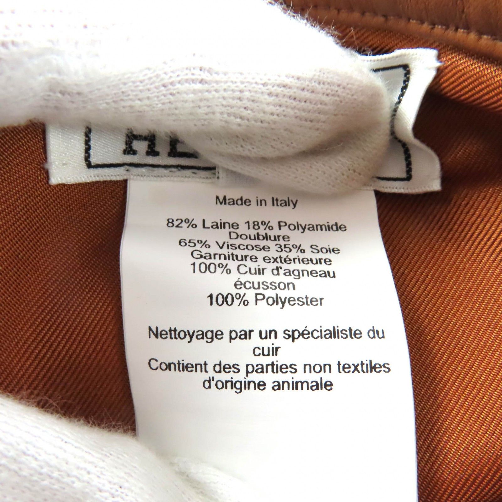 Hermes Hermes Hermès Gabriel Serie Metal Wool Leather Beret 57 Textile Hats DUTY FREE for USA Size ONE SIZE - 8 Thumbnail