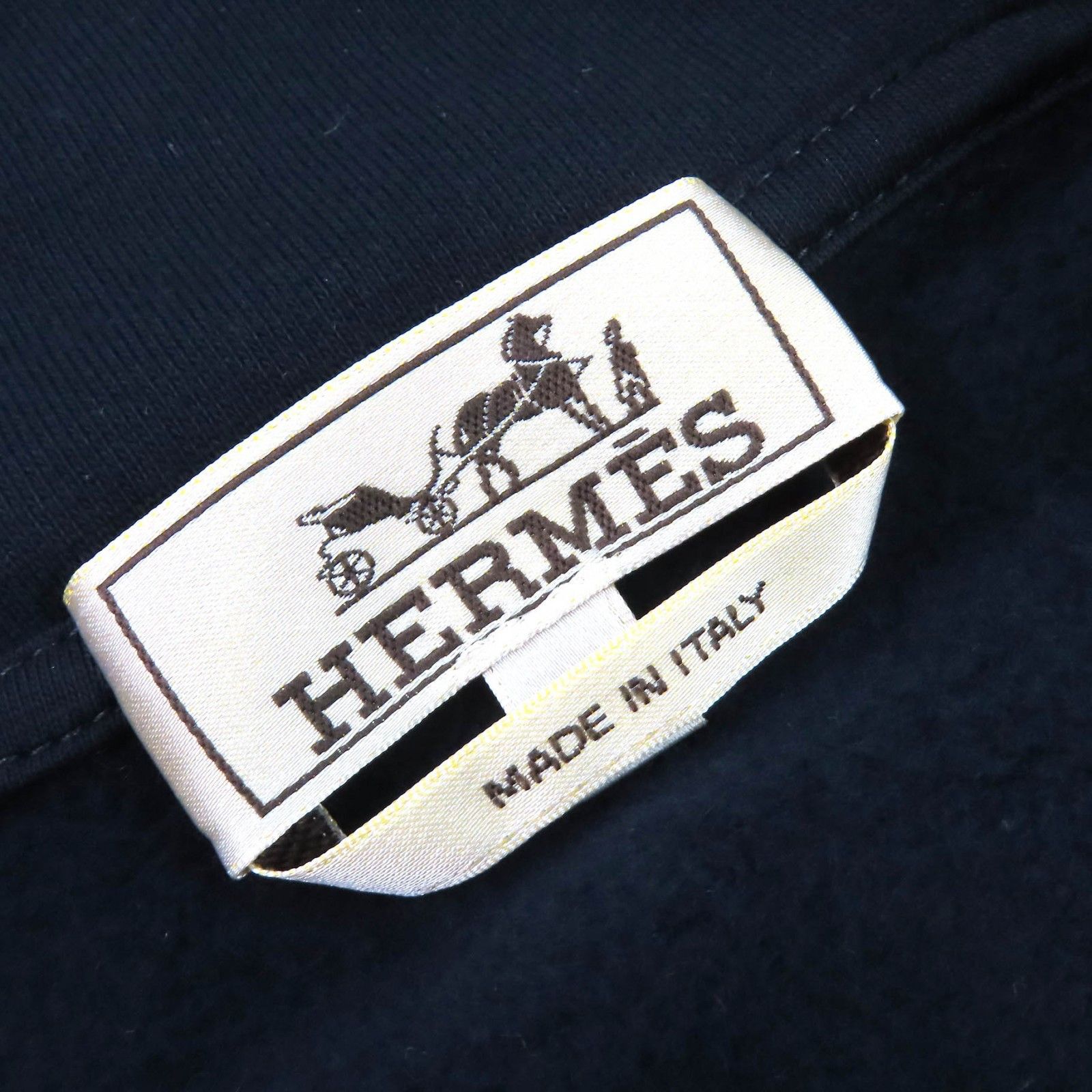 Hermes Hermes Hermès Stitch Design Cotton Half-Zip Pullover Textile Sweatshirts & Hoodies DUTY FREE for USA Size ONE SIZE - 8 Thumbnail