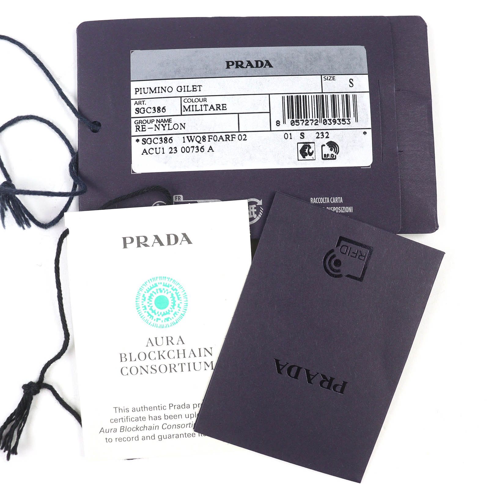 Prada Prada Prada RE-NYLON Padded Nylon Vest Textile Outerwear SGC386 DUTY FREE for USA Size ONE SIZE - 5 Thumbnail