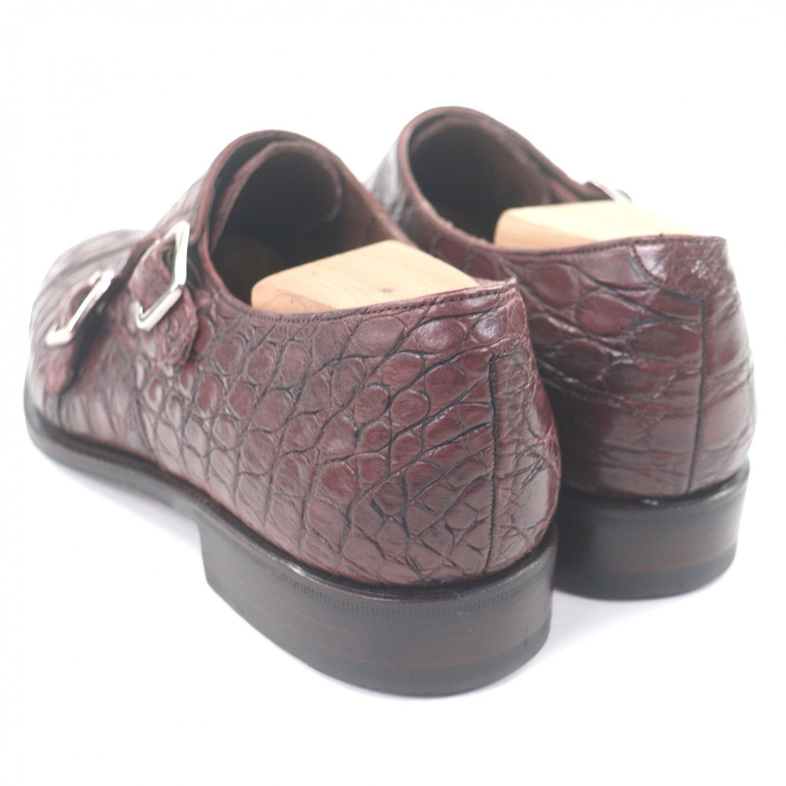 Other Other CARMINA Crocodile Goodyear Double Monk Strap Dress Shoes Leather Shoes DUTY FREE for USA Size ONE SIZE - 5 Thumbnail
