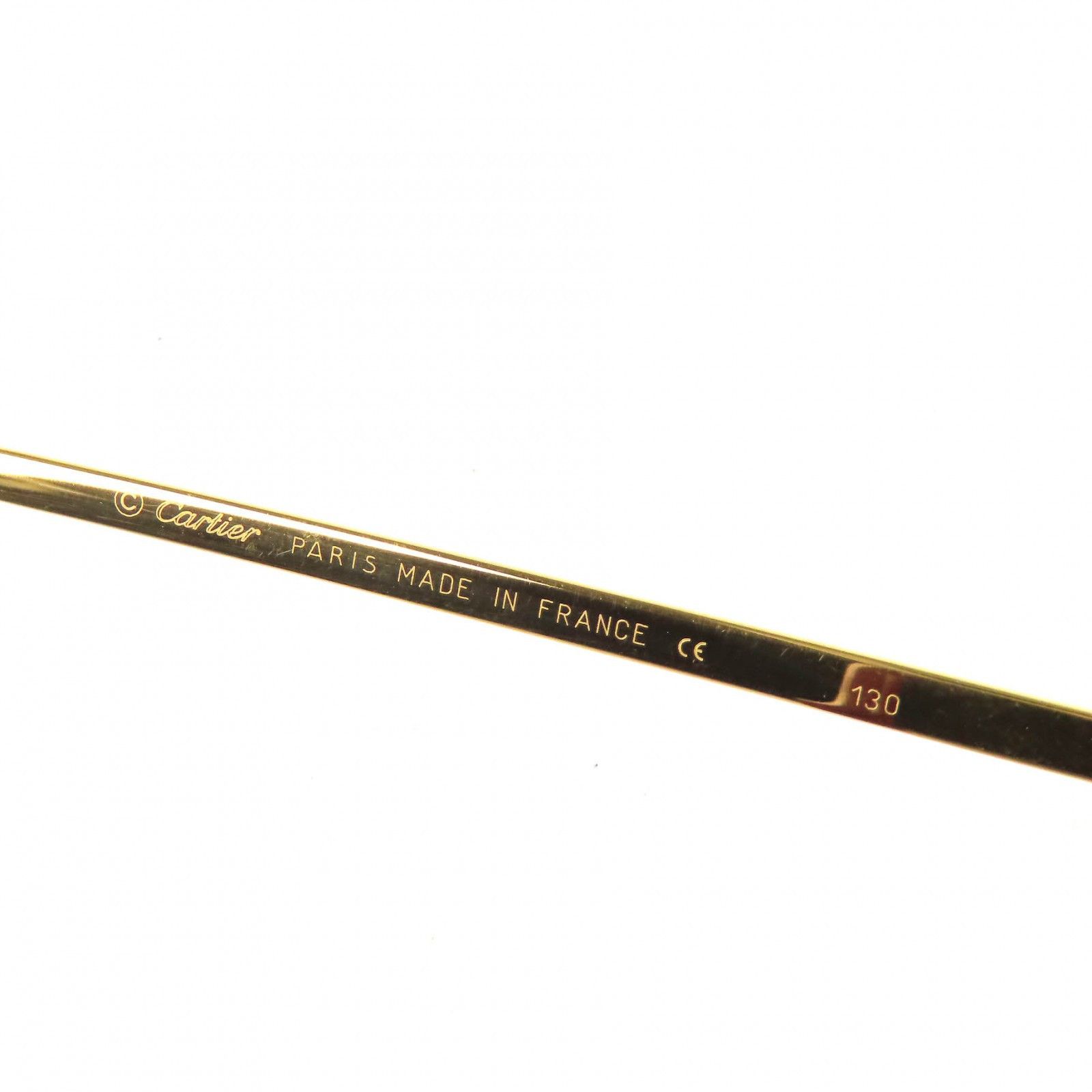 Cartier Cartier Cartier 2C Decor Two-Point Rimless Sunglasses Metal Sunglasses DUTY FREE for USA Size ONE SIZE - 10 Thumbnail
