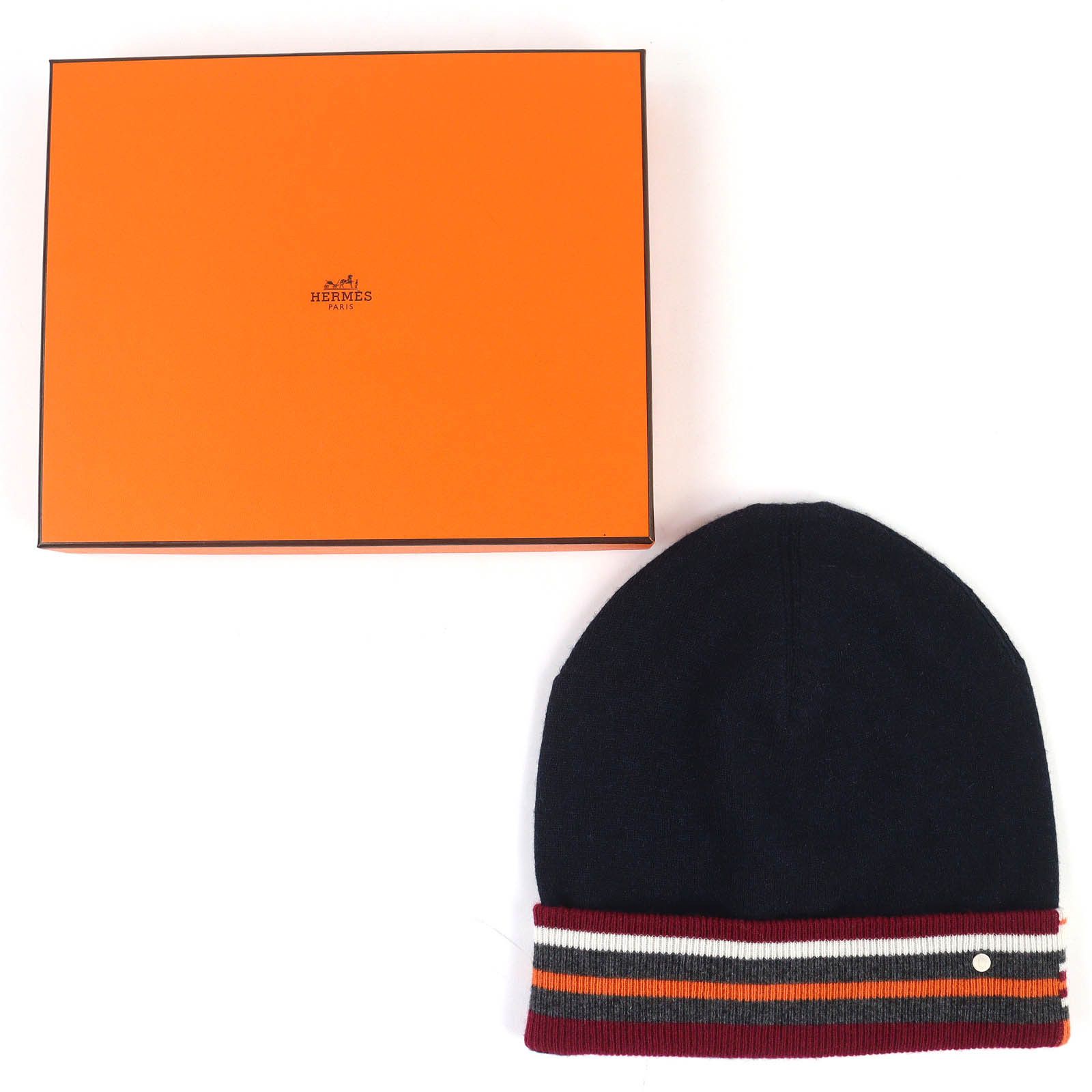 Hermes Hermes Hermès H Twist Heaven Twist Serie Cashmere Knit Cap L Textile Hats DUTY FREE for USA Size ONE SIZE - 2 Thumbnail