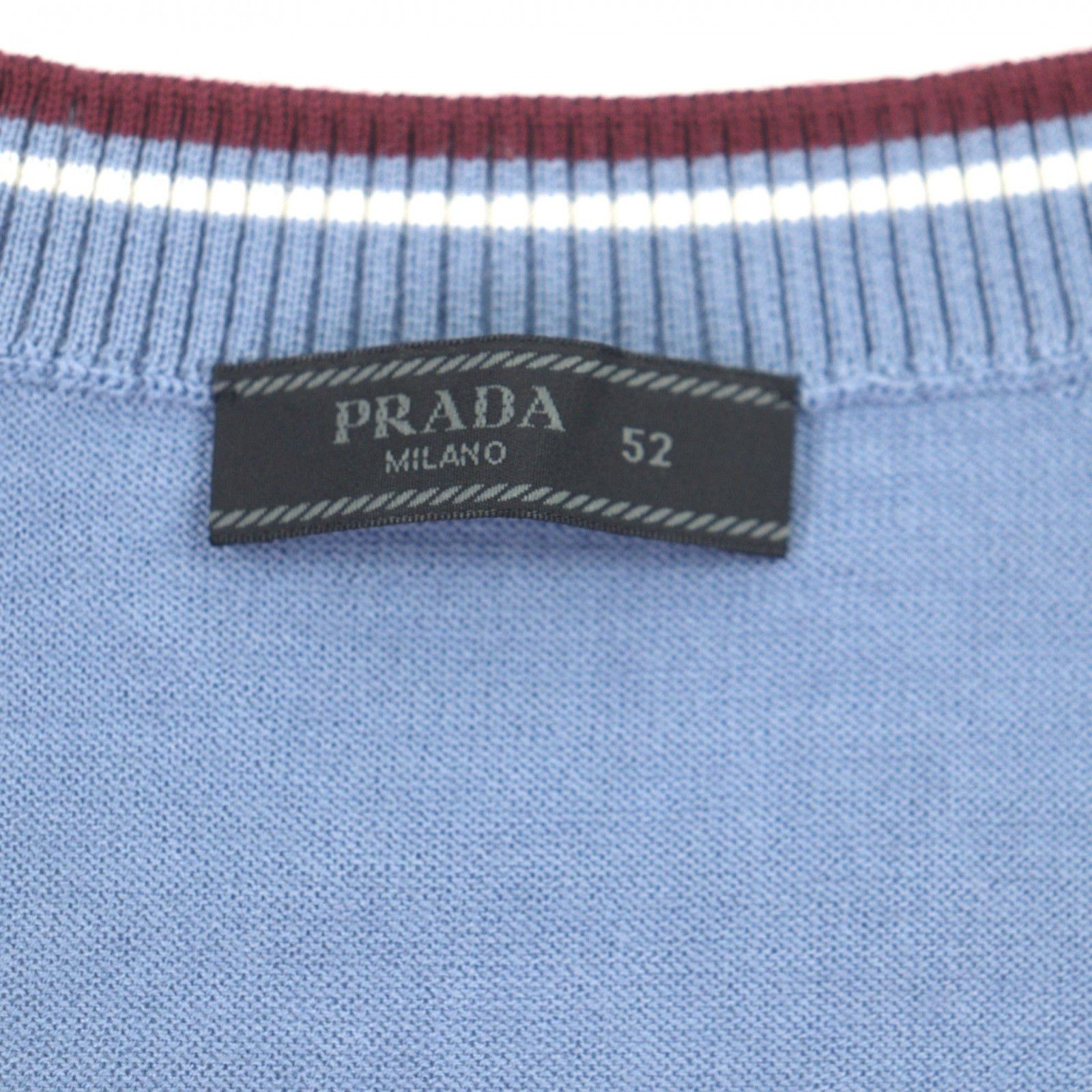 Prada Prada Prada Wool Silk Knit Sweater Textile Tops UMA793 DUTY FREE for USA Size ONE SIZE - 5 Thumbnail