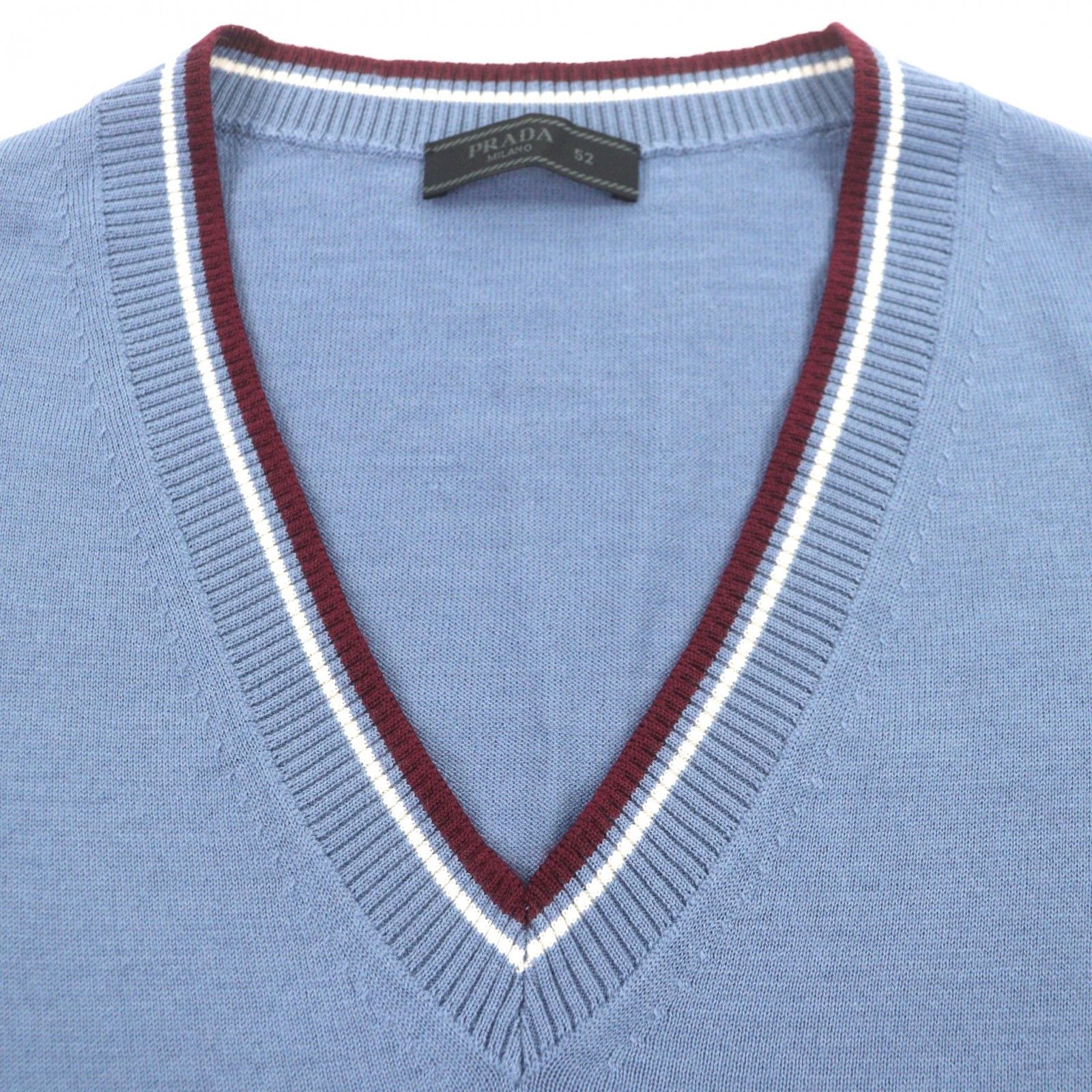 Prada Prada Prada Wool Silk Knit Sweater Textile Tops UMA793 DUTY FREE for USA Size ONE SIZE - 2 Thumbnail