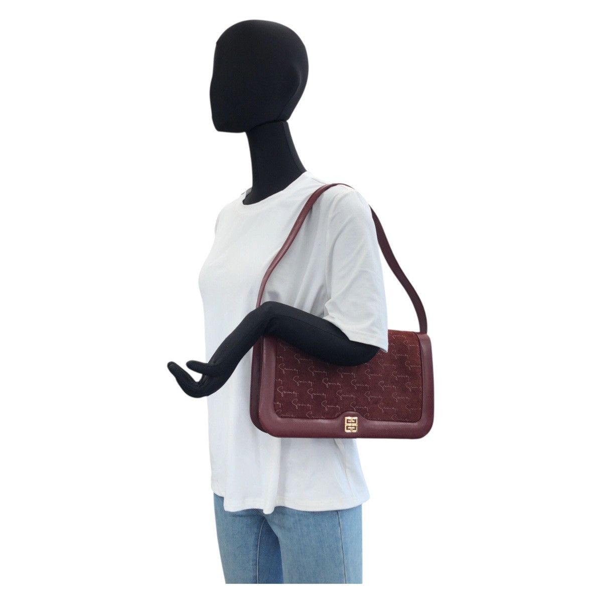 Givenchy Givenchy GIVENCHY Suede Leather Shoulder Bag Leather Shoulder Bag DUTY FREE for USA Size ONE SIZE - 6 Thumbnail